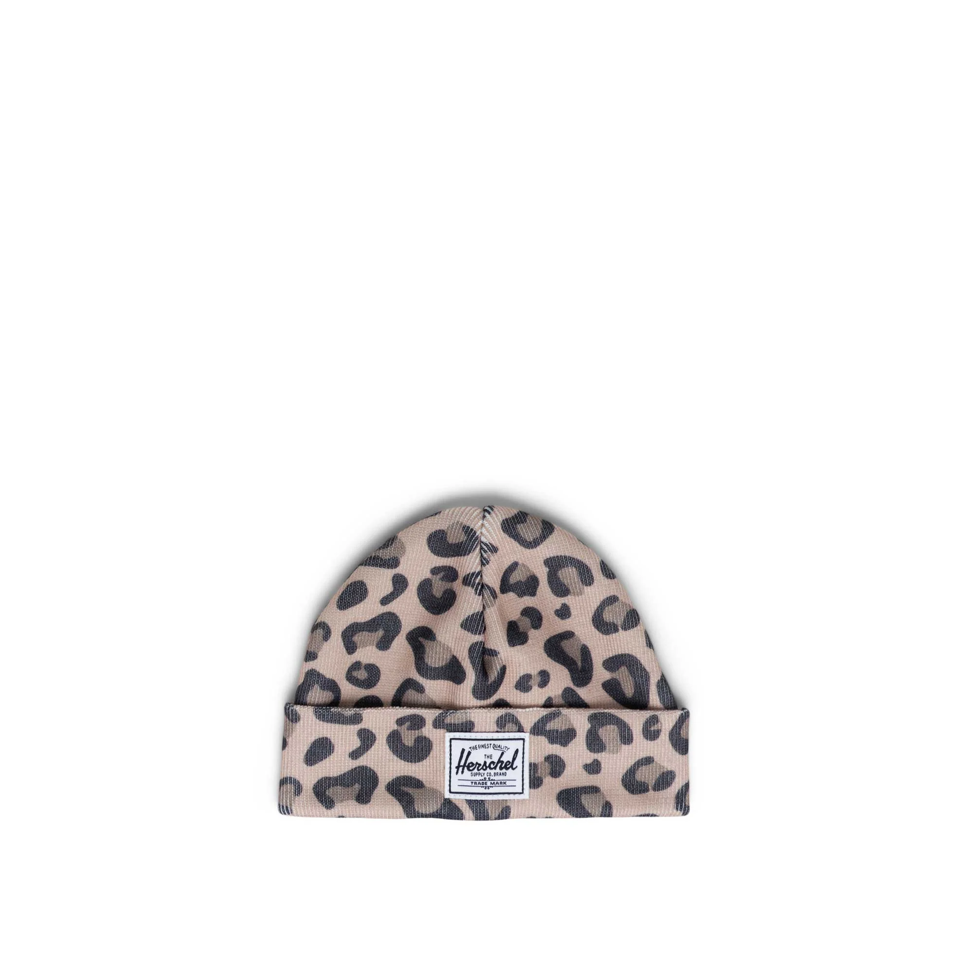 Herschel Baby Beanie 0-6 Months, leopard print