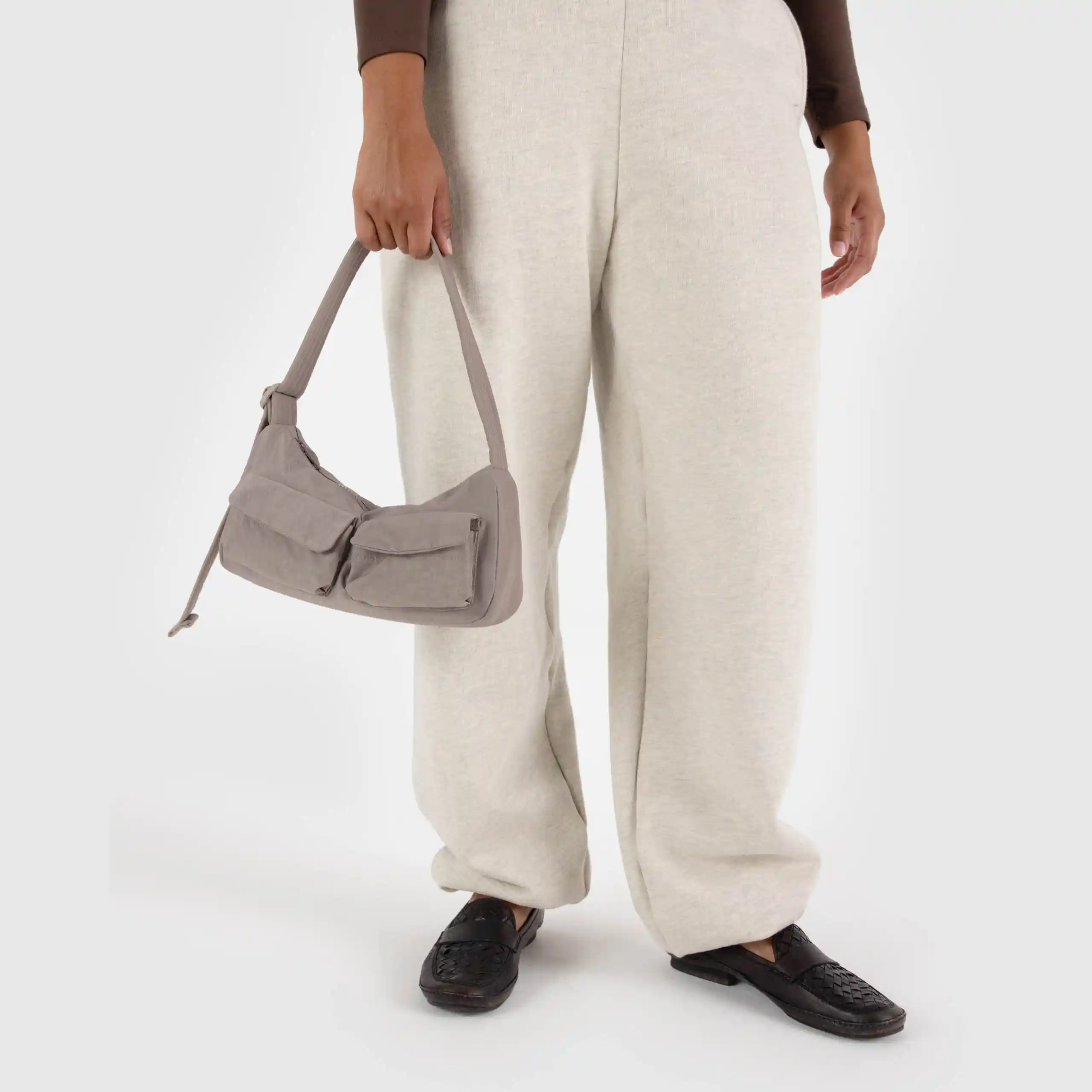Baggu Cargo Shoulder Bag, dove - Image 2