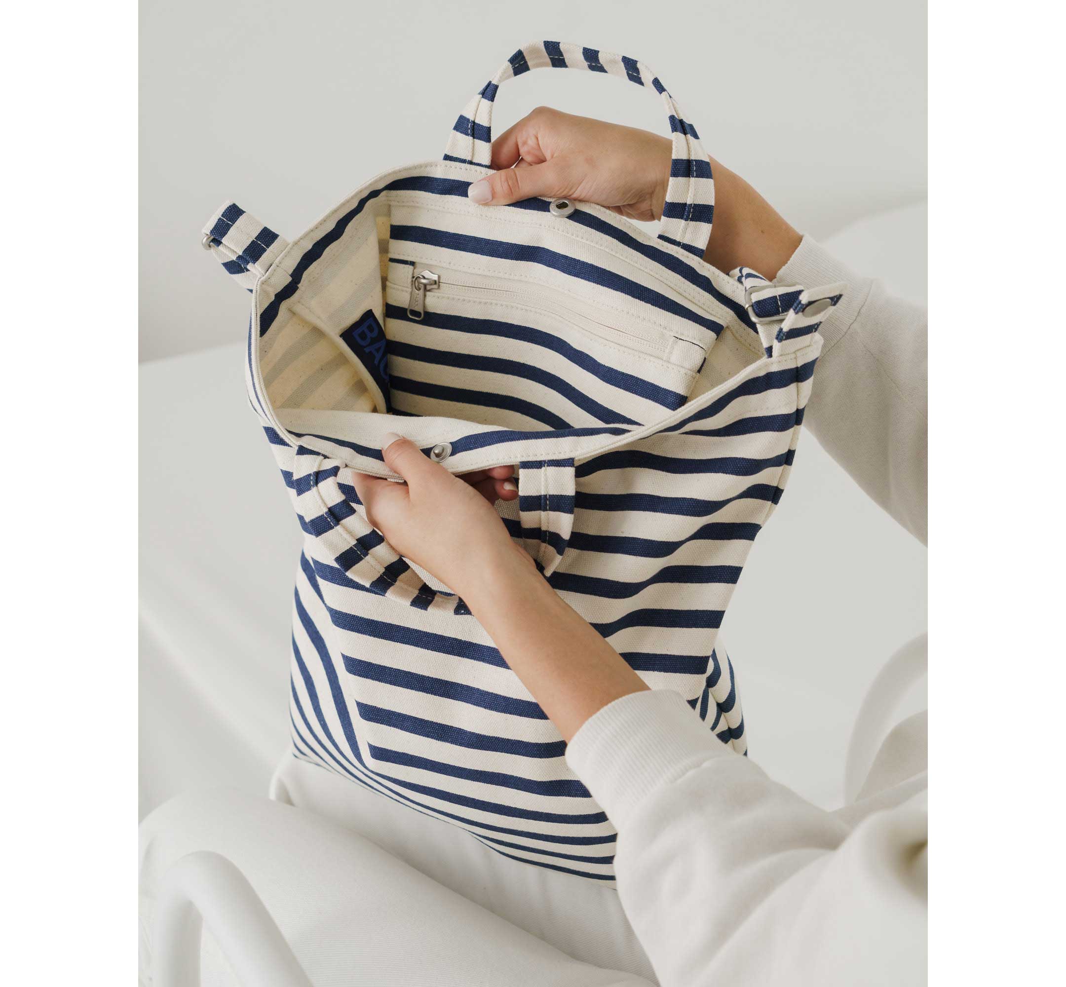 Baggu Duck Bag, sailor stripe - Image 3