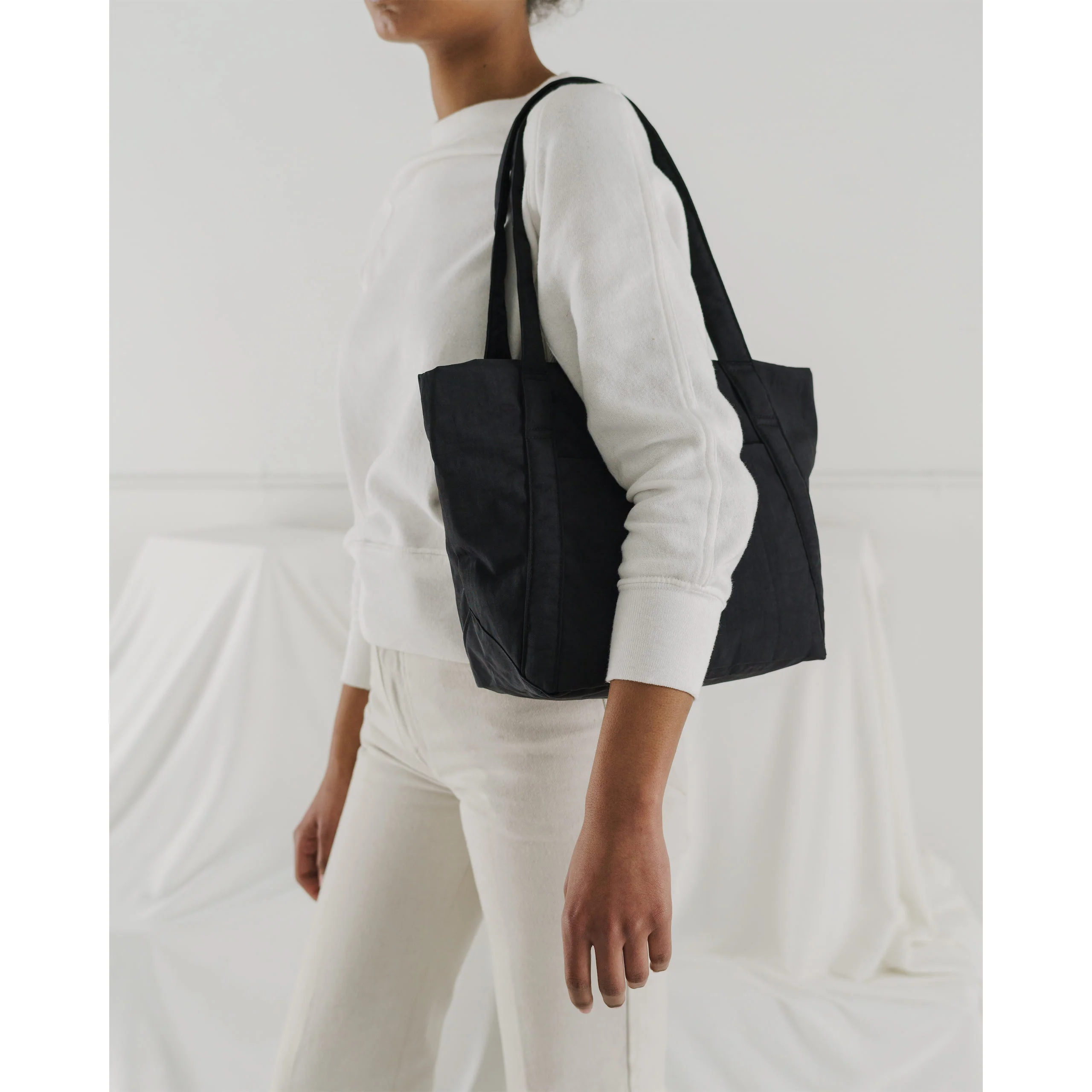 Baggu Mini Cloud Bag, Black - Image 2