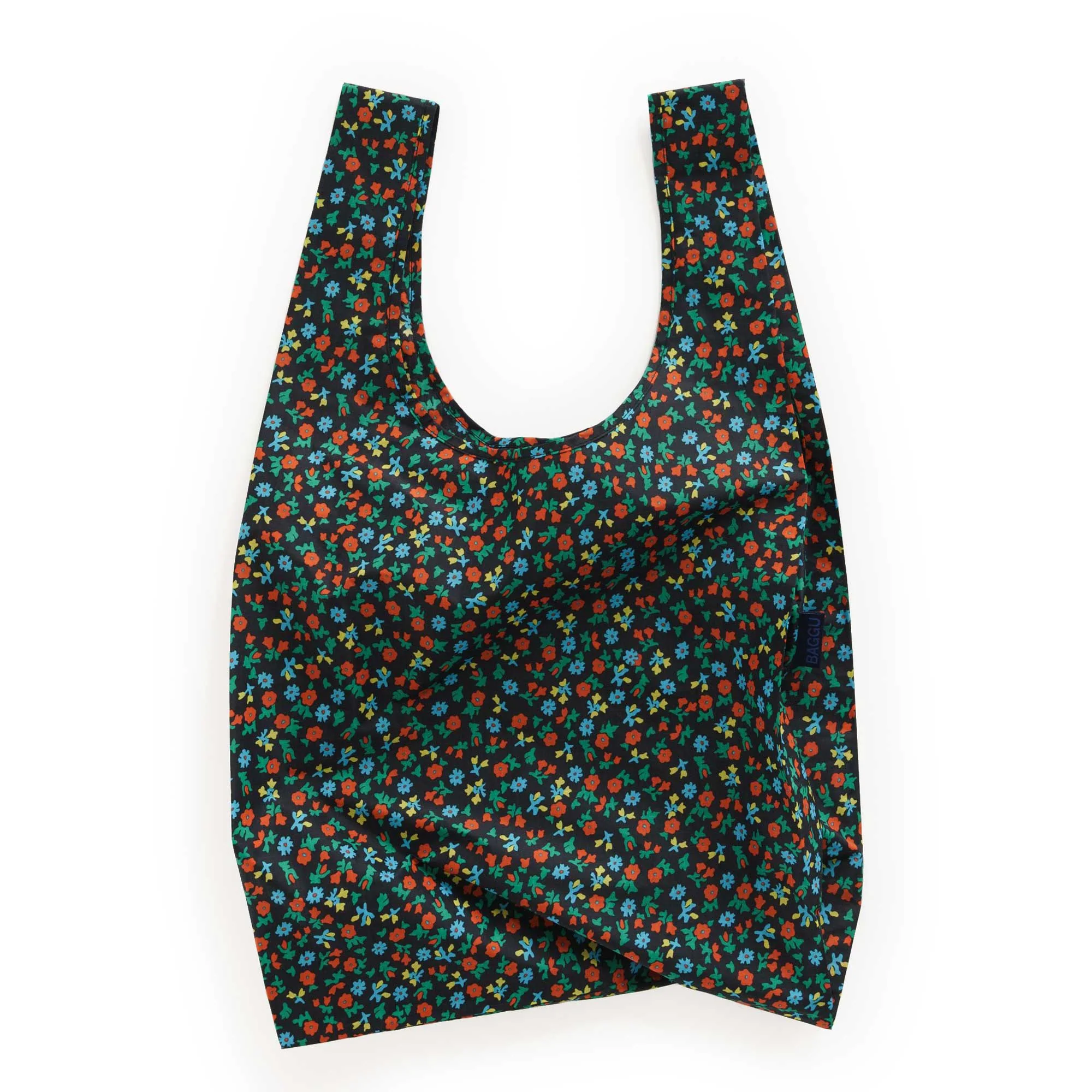 Baggu Standard Baggu, black calico florals