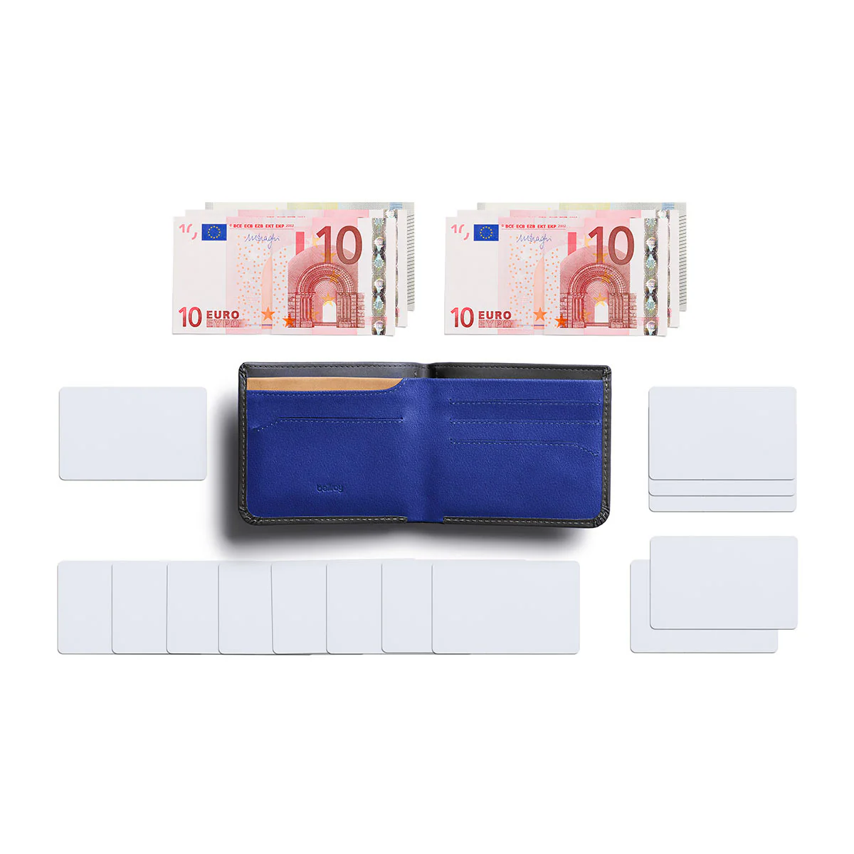 Bellroy Hide & Seek Hi Wallet, charcoal cobalt - Image 9