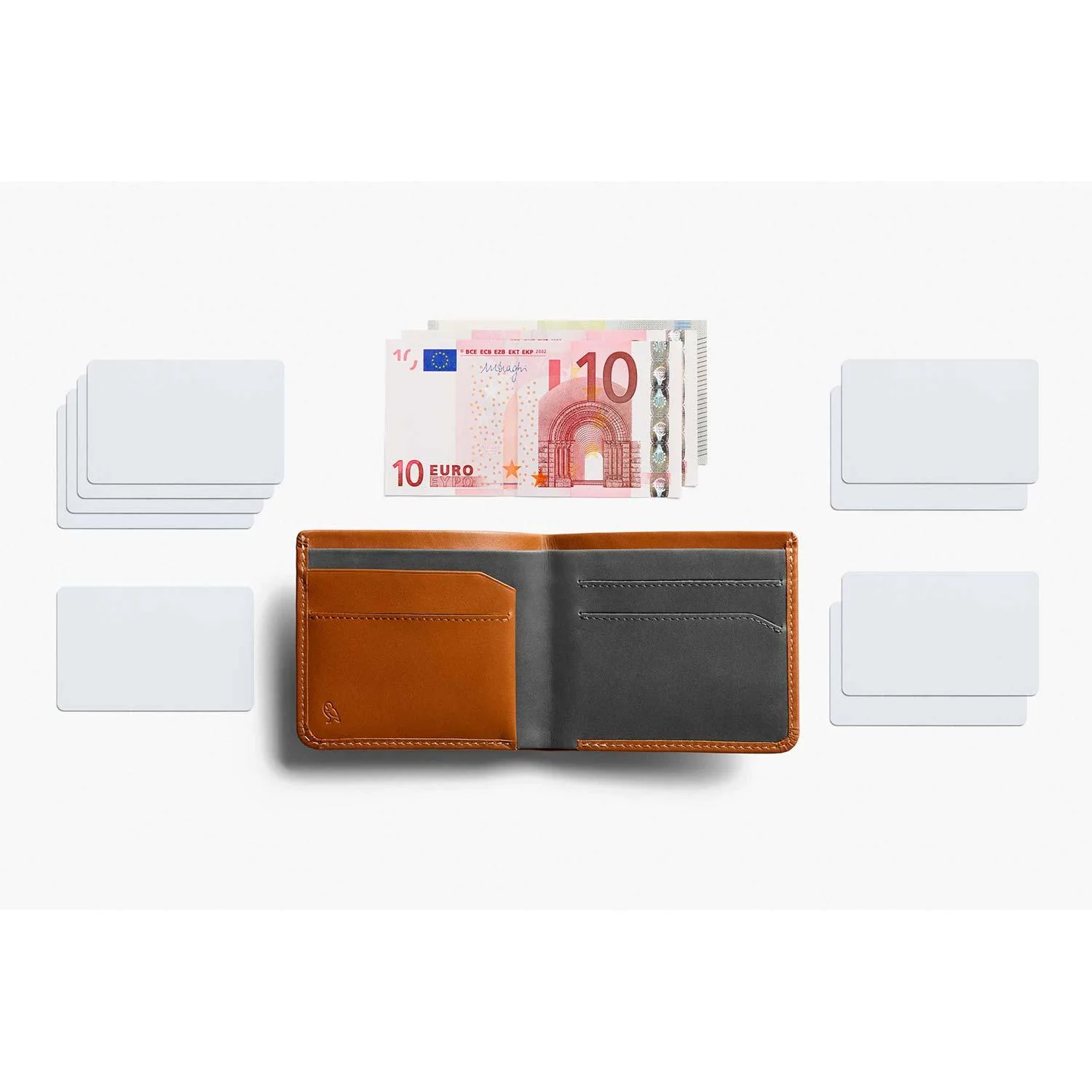 Bellroy The Square wallet, caramel - Image 7