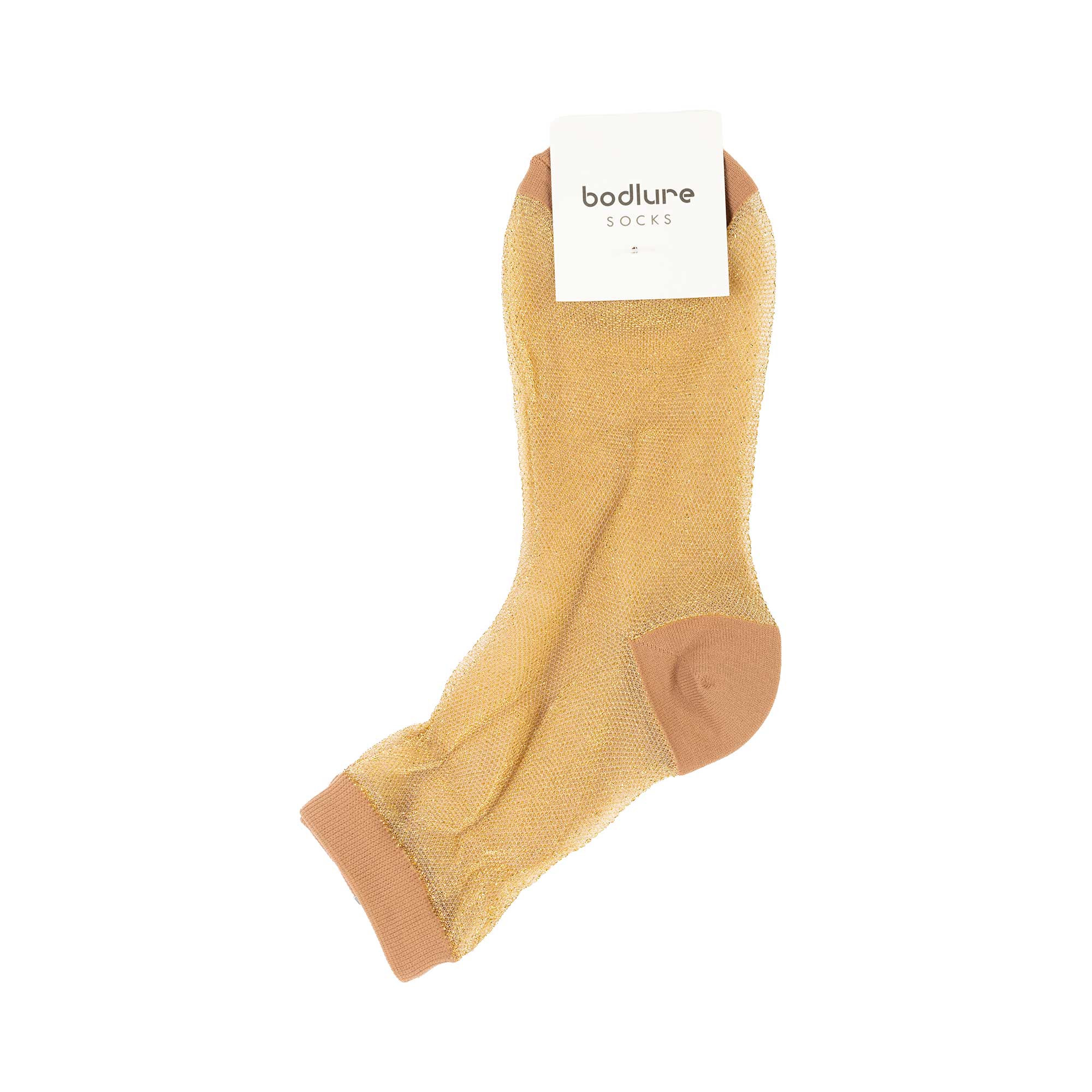 Bodlure Womens Mesh Socks, Beige