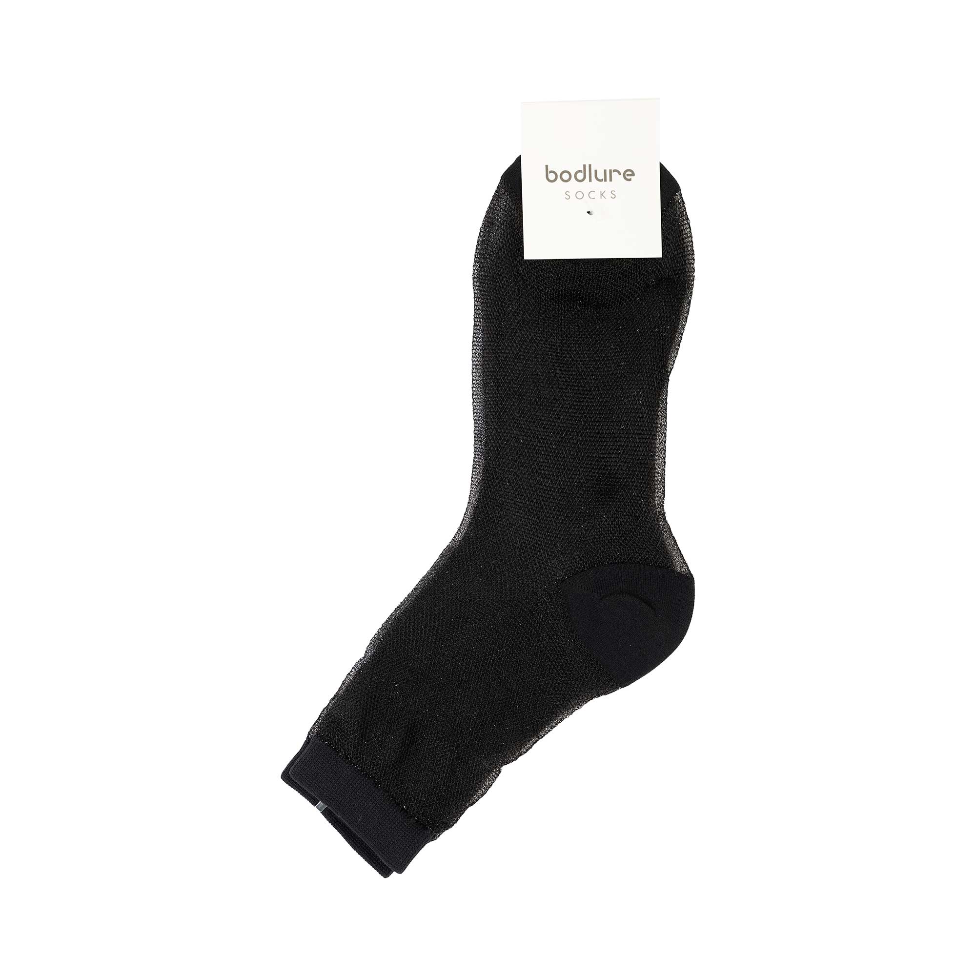 Bodlure Womens Mesh Socks, Black