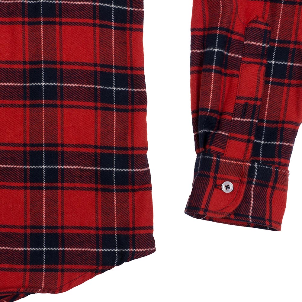 Bon Vivant Woven Twill Brushed Plaid Shirt - Image 3