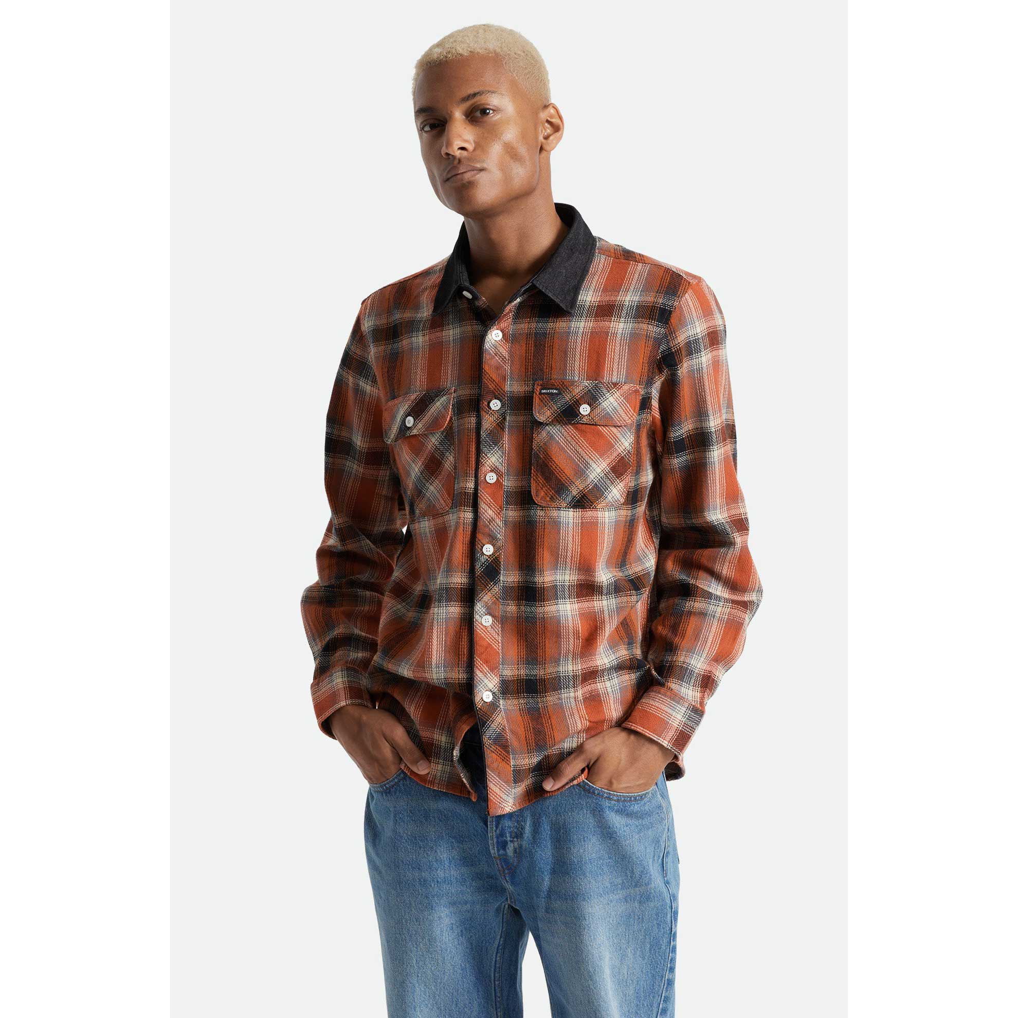 Brixton Bowery Stretch L/S X Flannel - Image 3