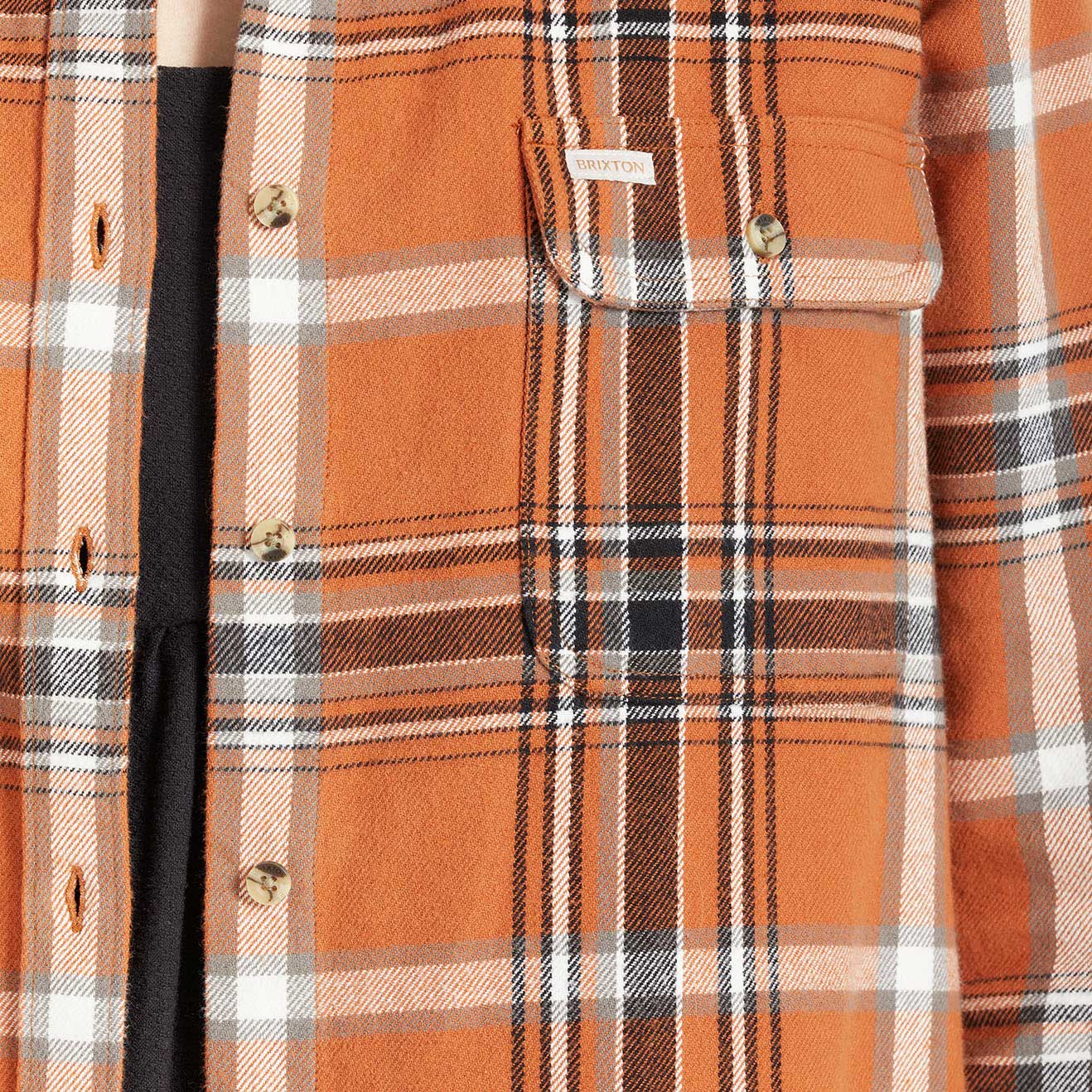 Brixton Womens Bowery Boyfriend L/S Flannel - Image 3