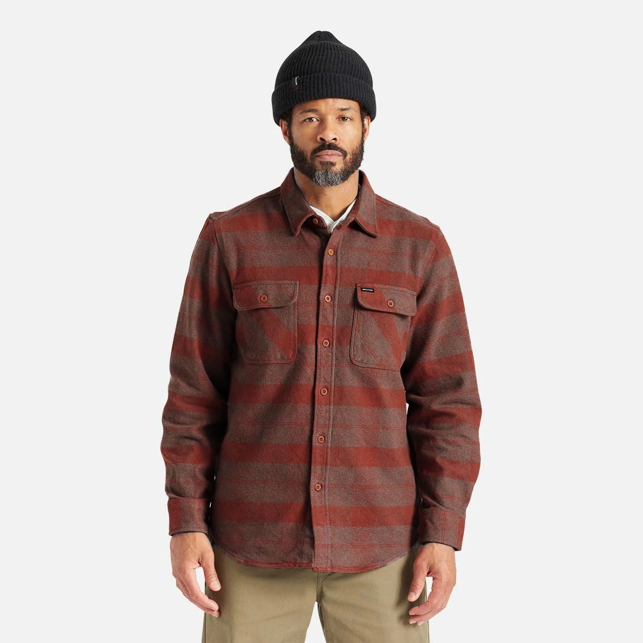 Brixton Bowery Heavy Weight L/S Flannel - Image 2