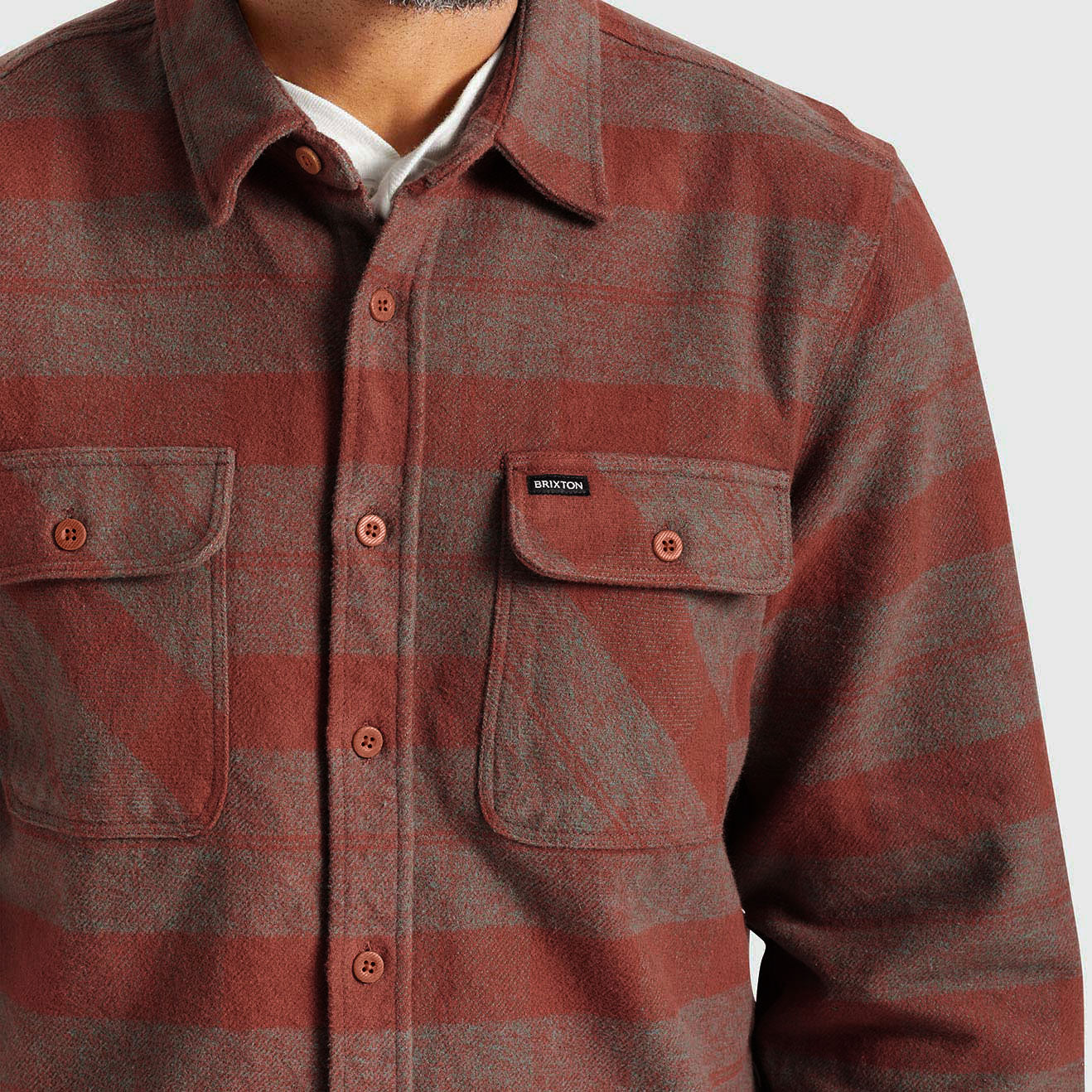 Brixton Bowery Heavy Weight L/S Flannel - Image 3