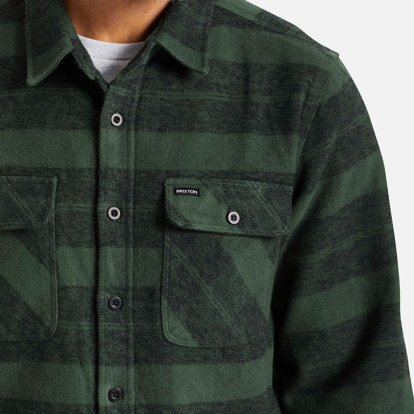 Brixton Bowery Heavy Weight L/S Flannel - Image 3