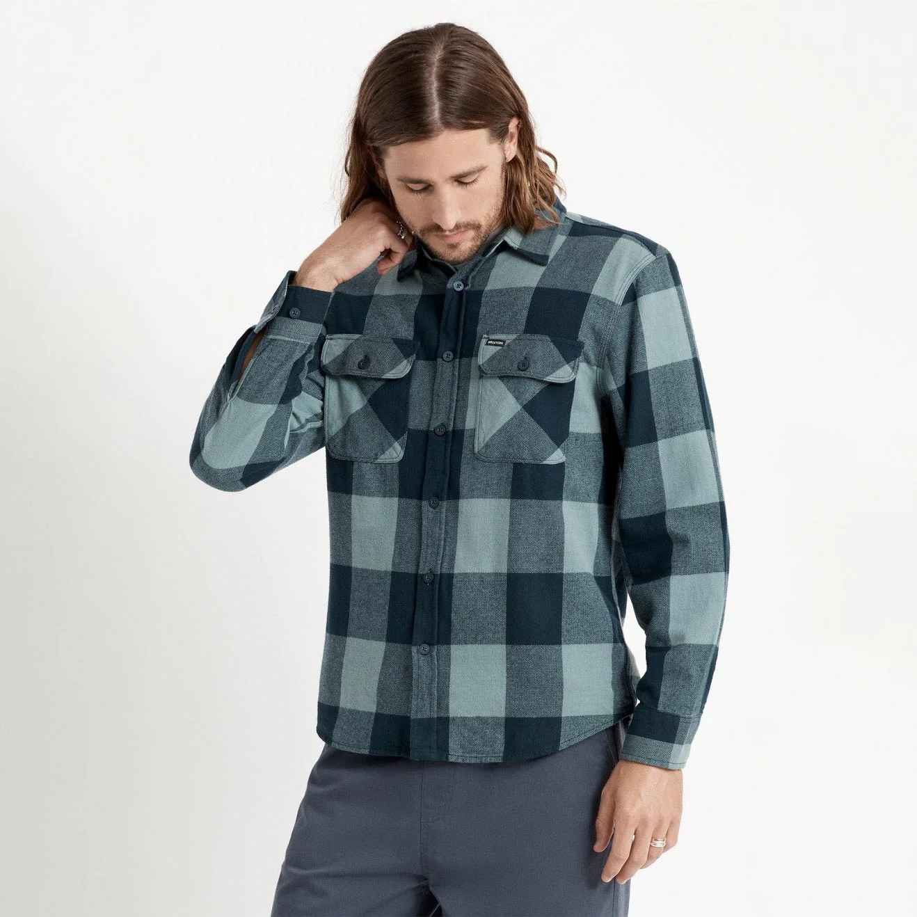 Brixton Bowery Lightweight L/s Flannel - Image 2