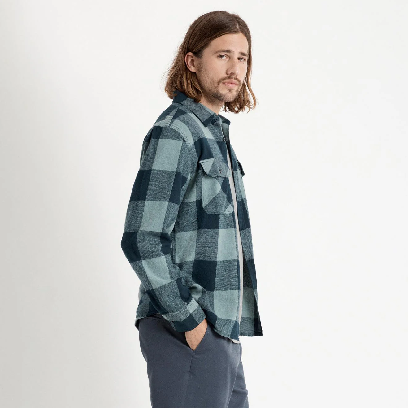 Brixton Bowery Lightweight L/s Flannel - Image 3