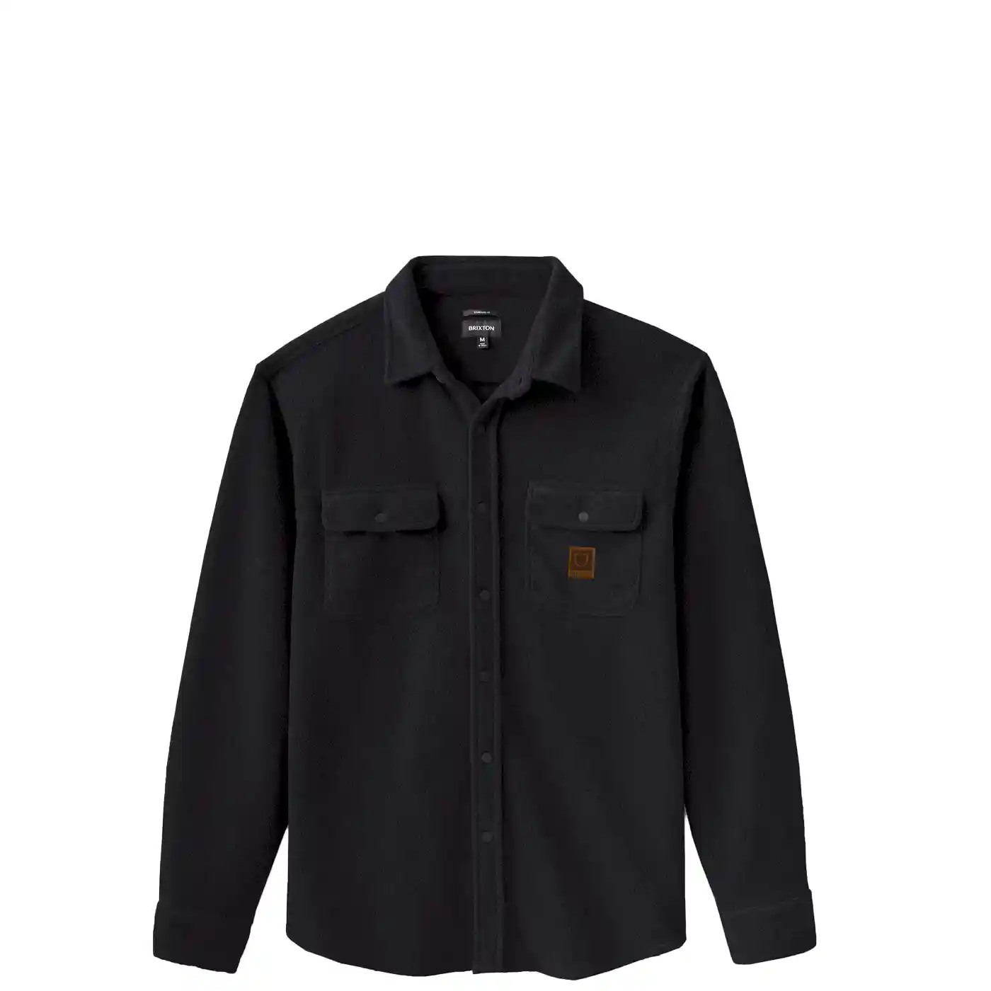 Brixton Bowery Long Sleeve Arctic Stretch Fleece, black