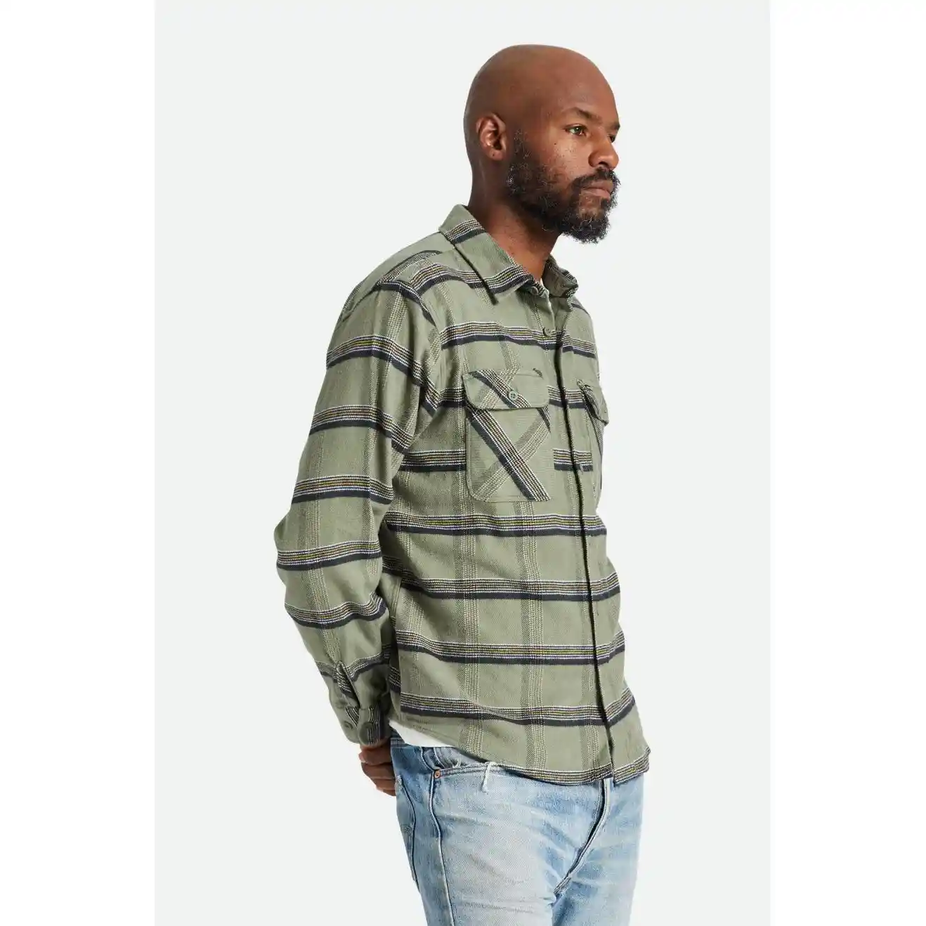 Brixton Bowery Stretch Water Resistant Flannel - Image 3