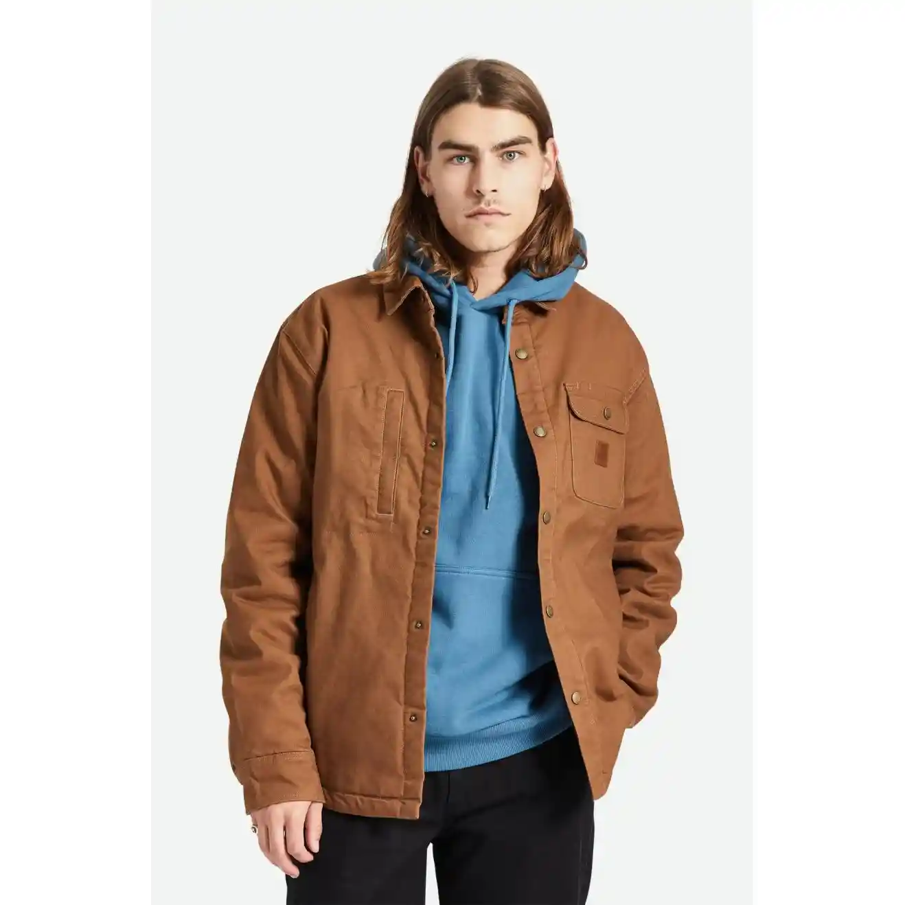 Brixton Builders Lined Jacket, bison - Image 2