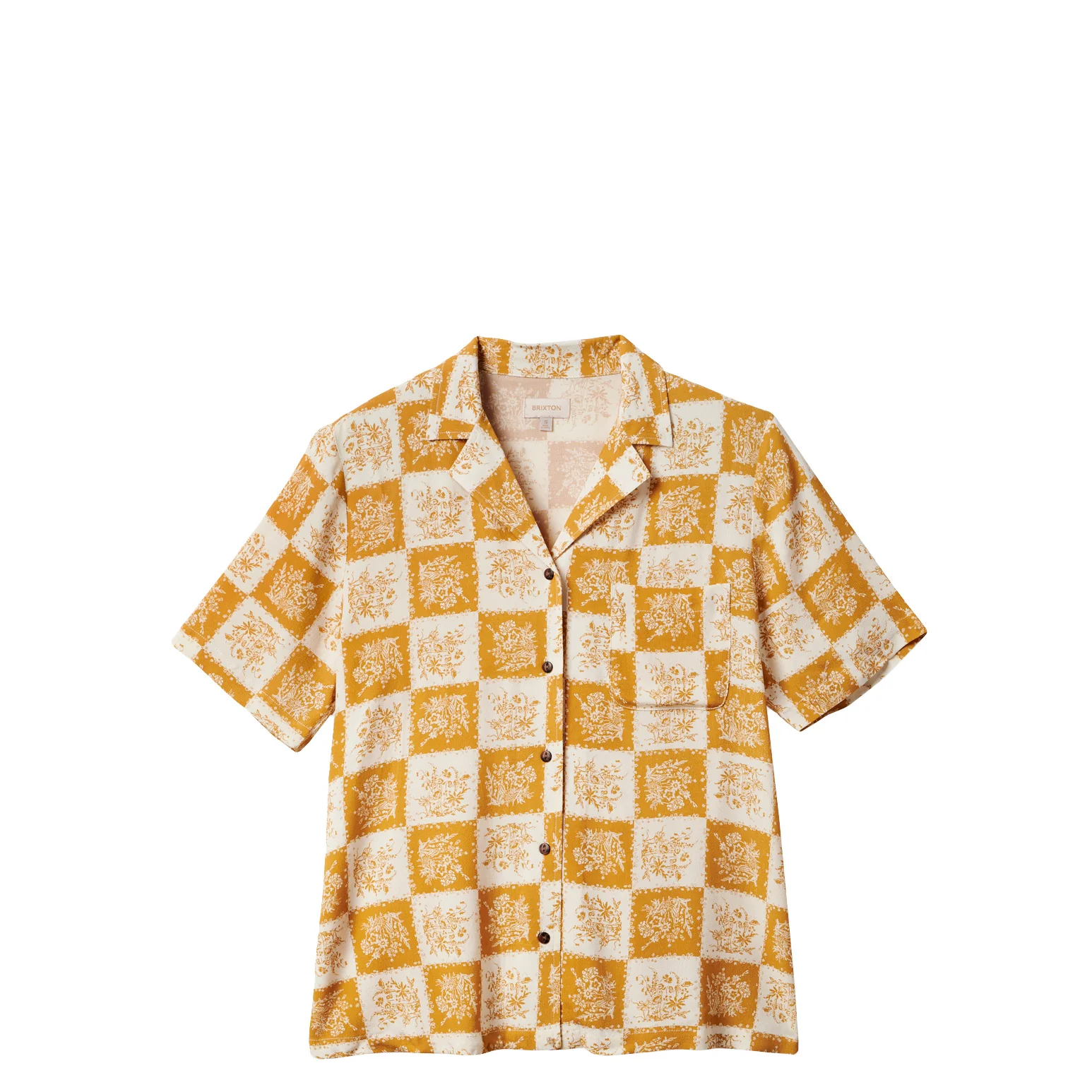 Brixton Womens Bunker Patchwork Boyfriend S/S Woven
