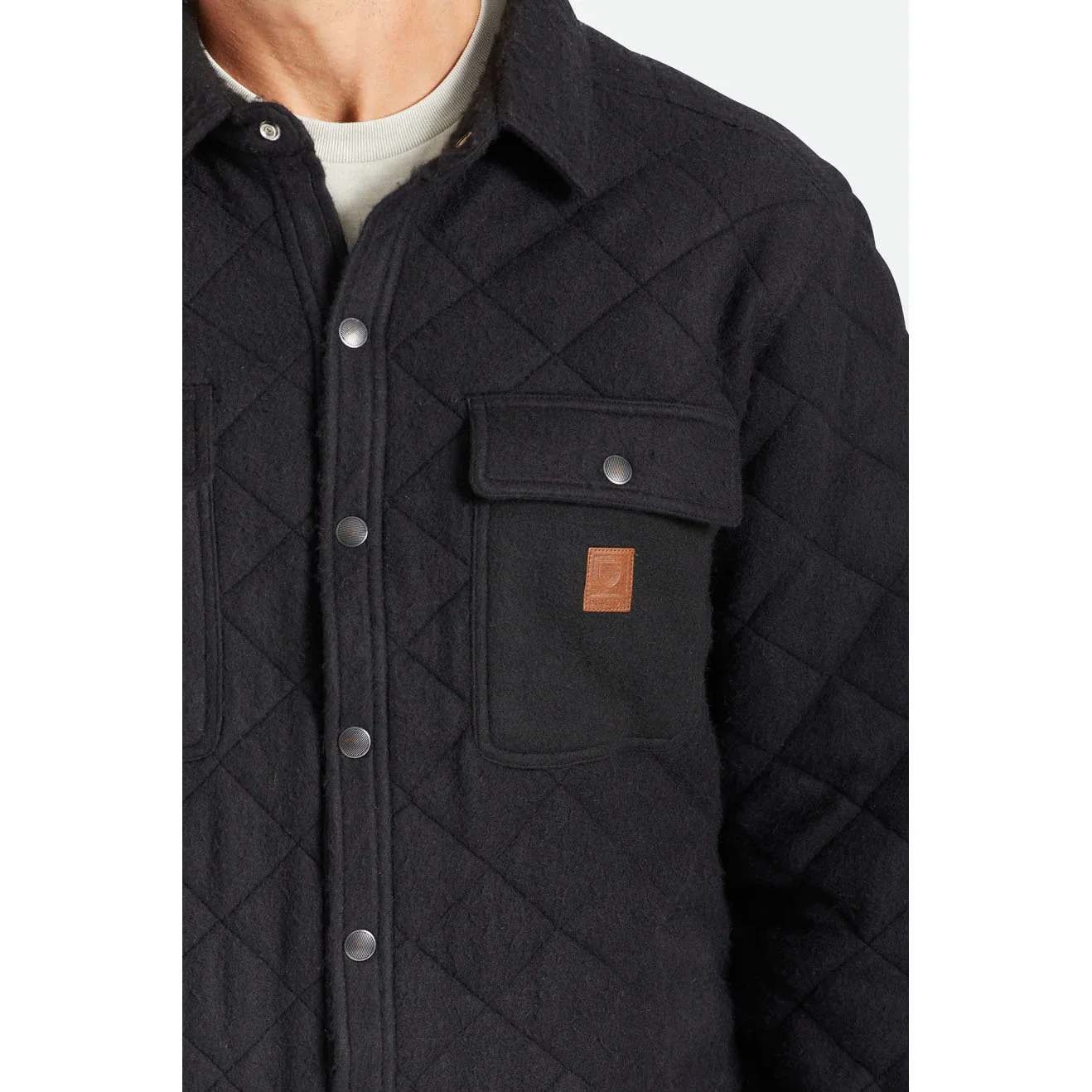 Brixton Cass Quilted Fleece Jacket - Image 2
