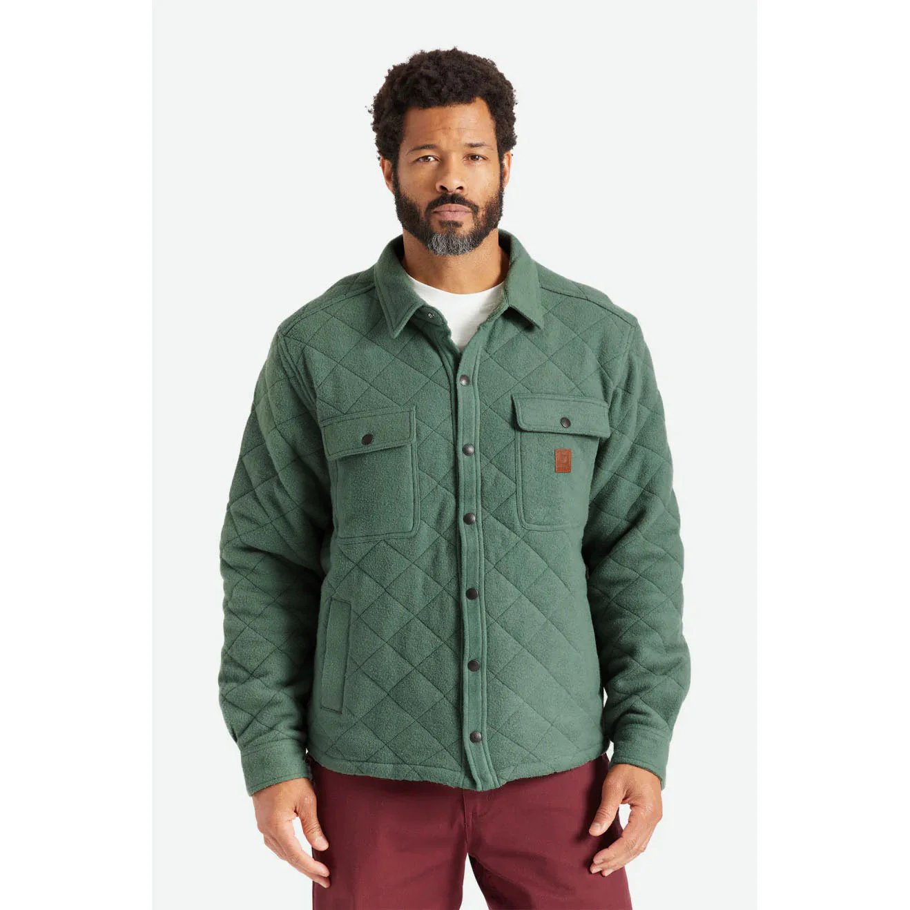 Brixton Cass Quilted Fleece Jacket - Image 2
