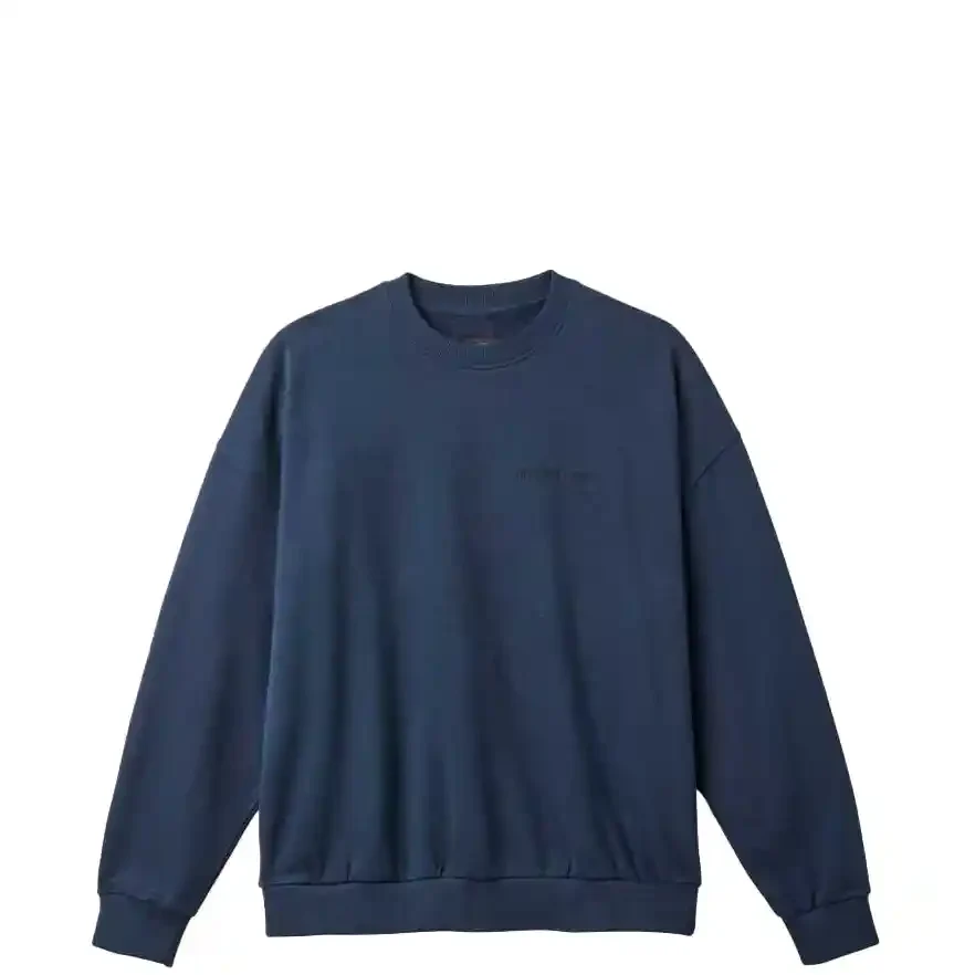 Brixton Embroidered Heavy Weight Crew, washed navy