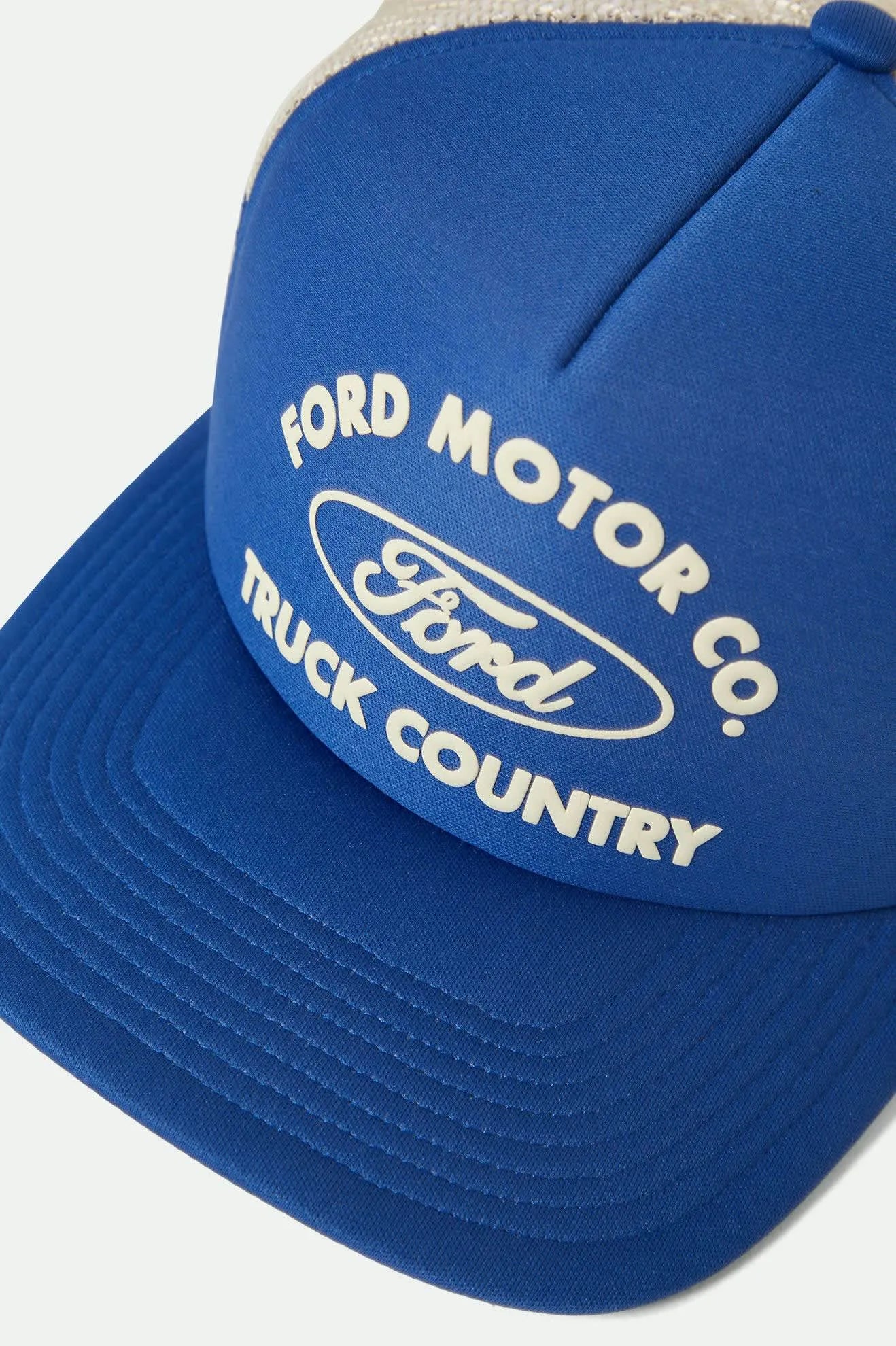 Brixton Ford Built Tough Mp Trucker Hat, ford blue/wimbleton white - Image 2