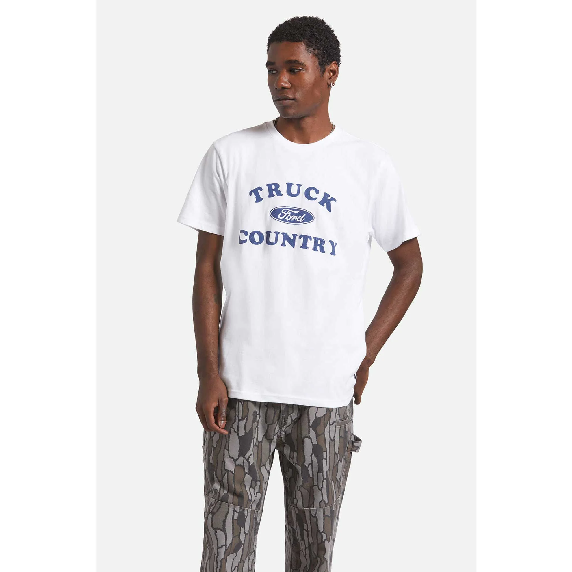 Brixton Ford Truck Country Tee, wimbleton white - Image 3
