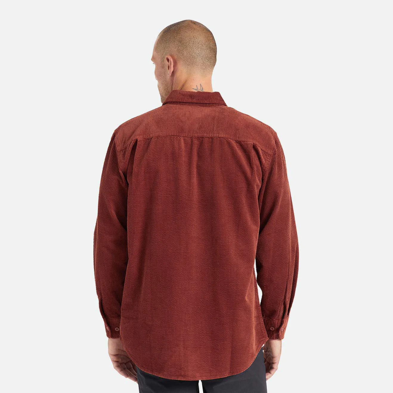 Brixton Porter L/S Waffle Corduroy - Image 5