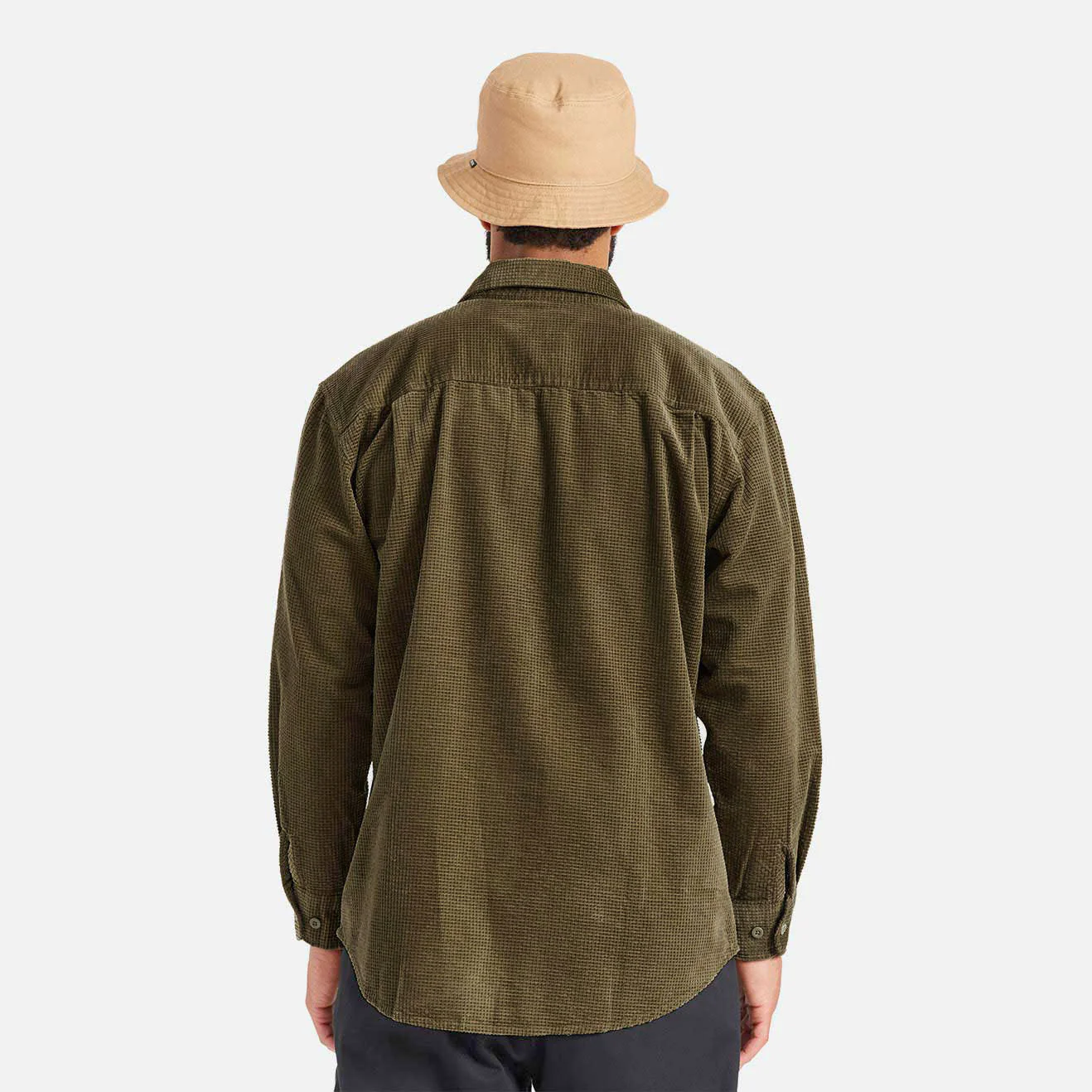 Brixton Porter L/S Waffle Corduroy - Image 6