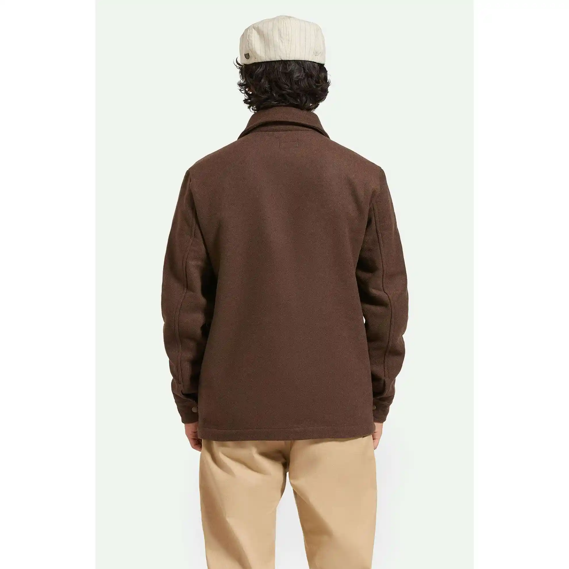 Brixton Shop Chore Coat, heather pinecone brown - Image 5