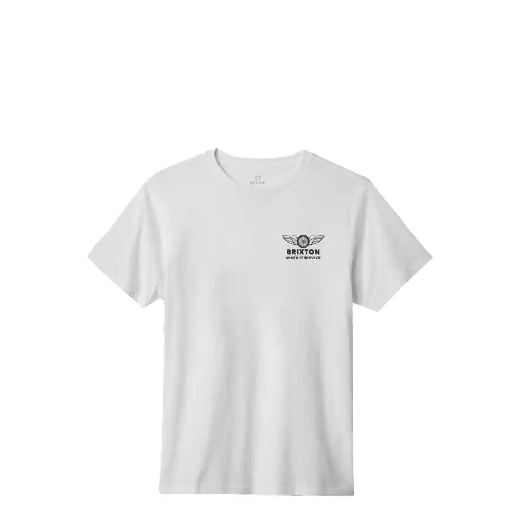 Brixton Spoke Tee, white - Image 2