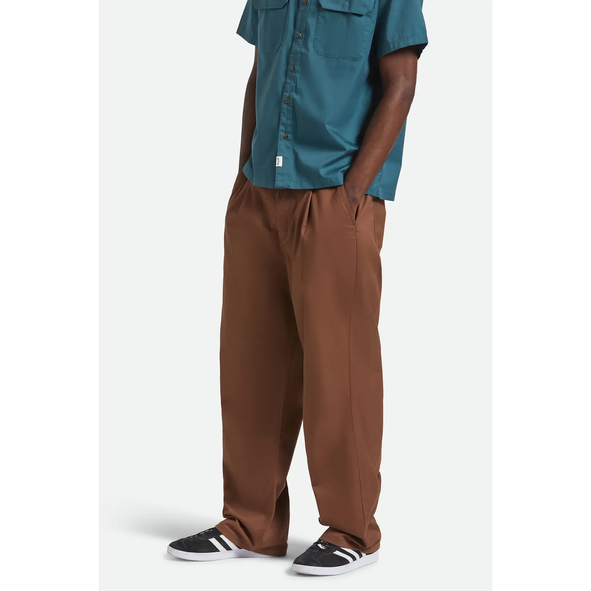 Brixton Union Baggy Pant, pinecone brown - Image 3