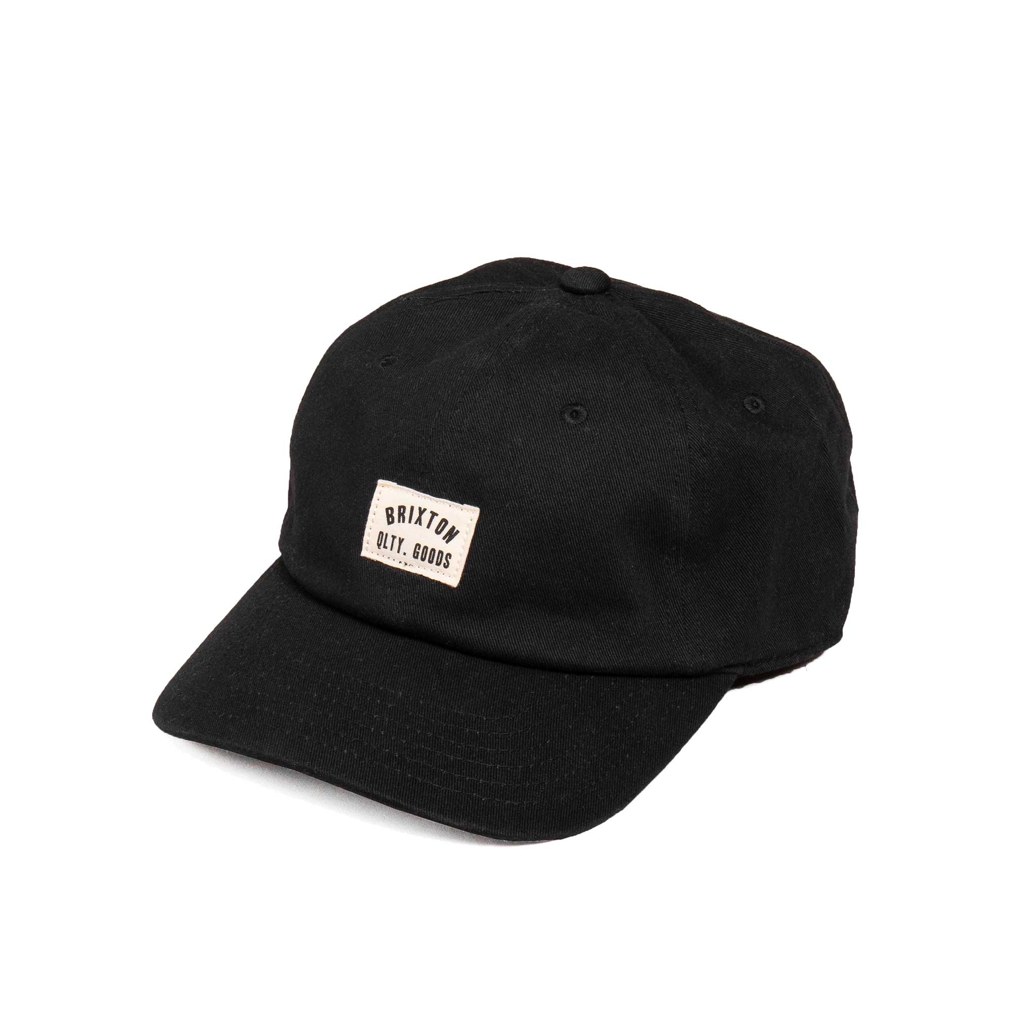 Brixton Woodburn LP Adjustable Hat, black vintage wash