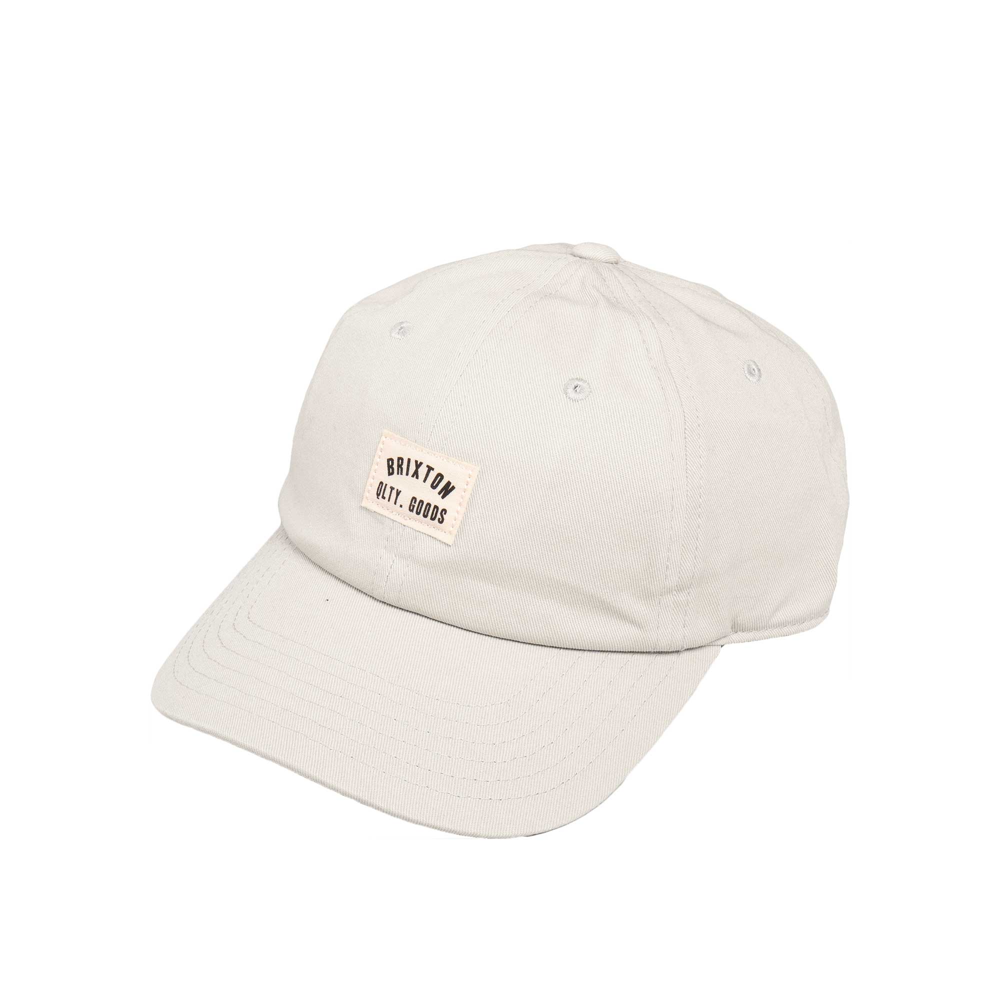 Brixton Woodburn LP Adjustable Hat, off white vintage wash