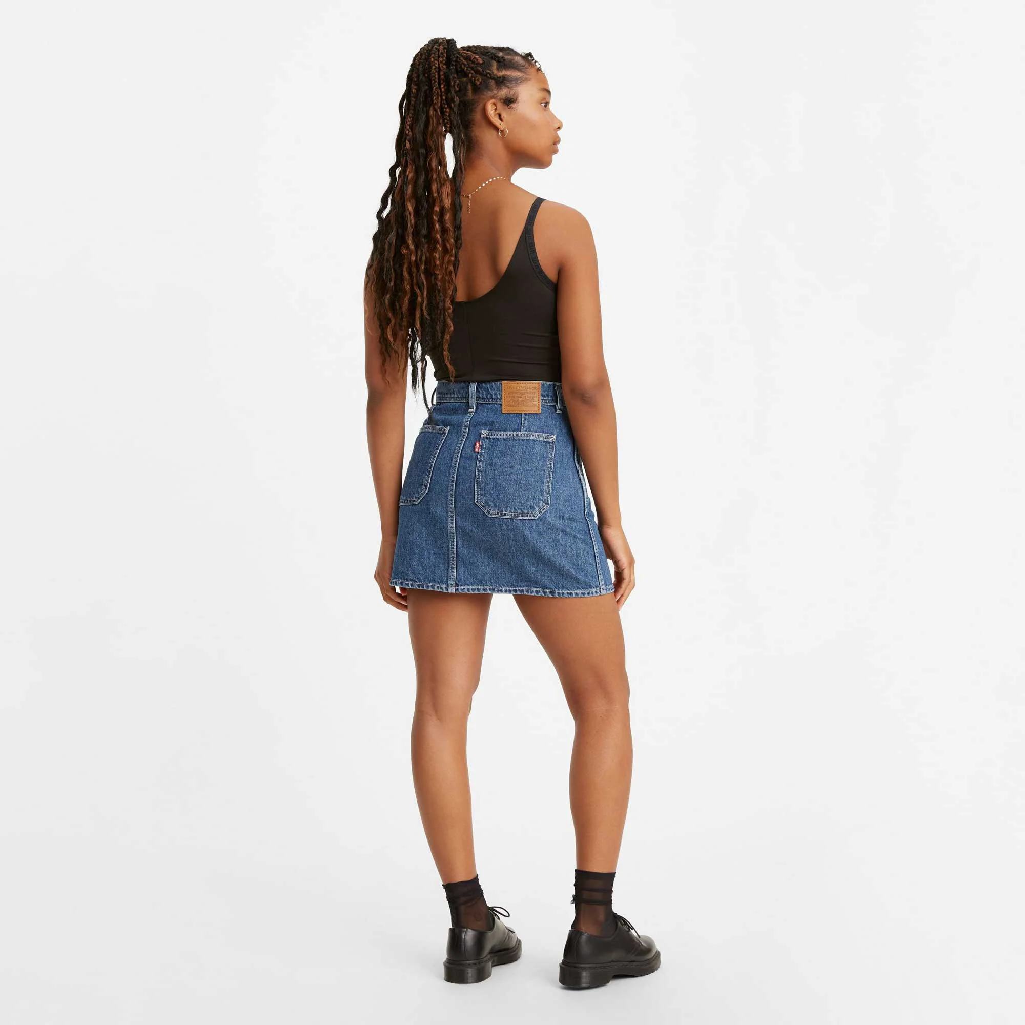 Levi's Womens Buttonfront Utility Skirt - Image 2