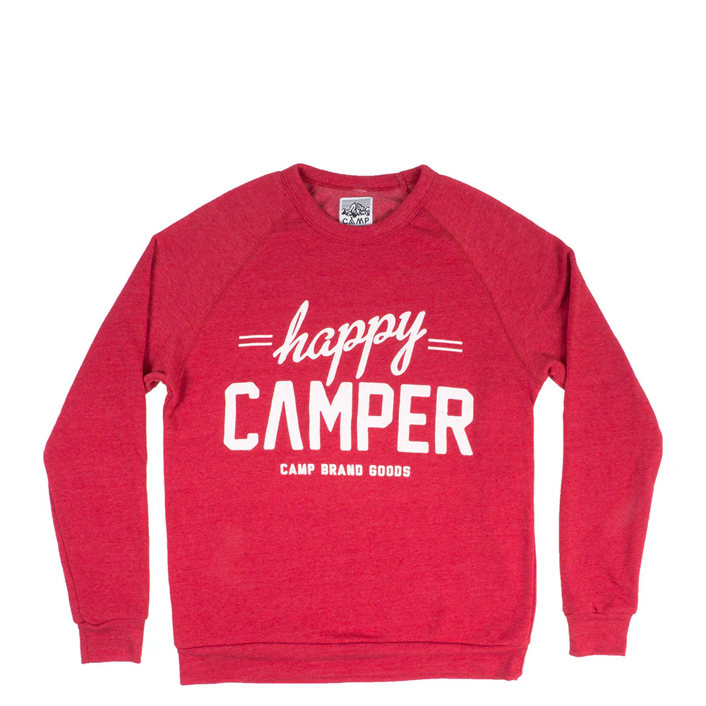 Camp Brand Goods Happy Camper Crewneck