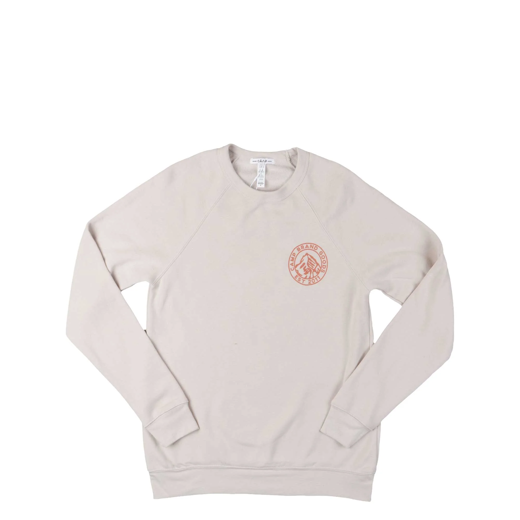 Camp Brand Goods Heritage Crest crewneck