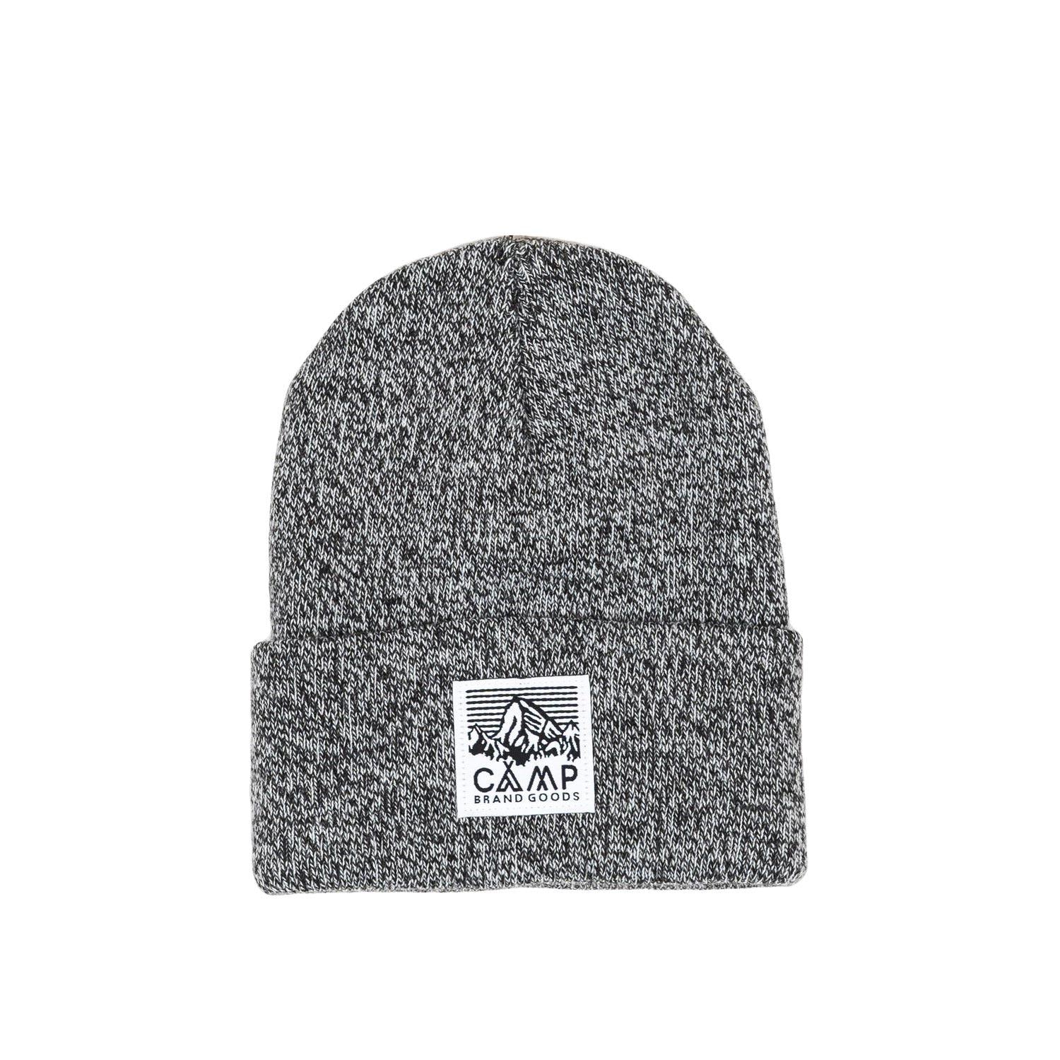 Camp Brand Goods Heritage Logo Toque - Black marl