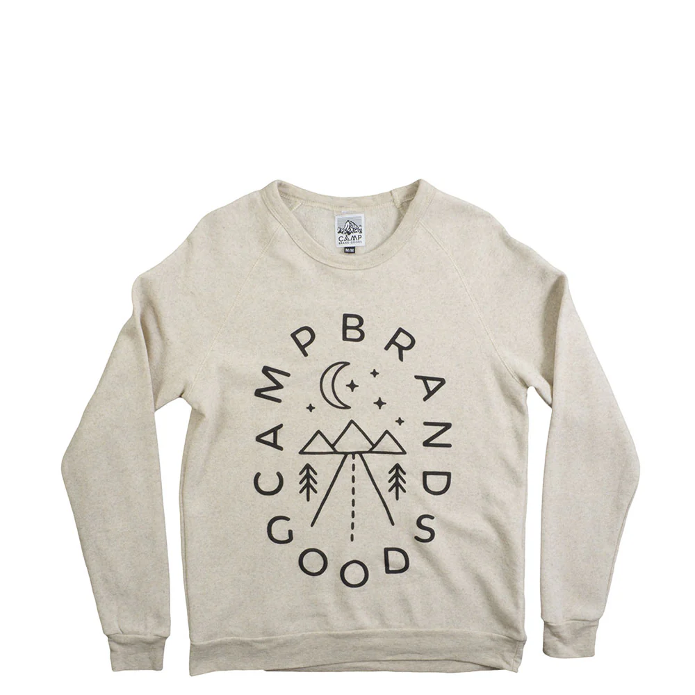 Camp Brand Goods Night Sky Crewneck
