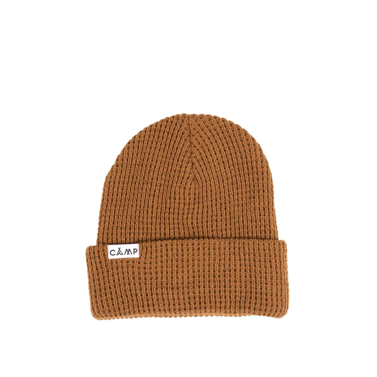 Camp Brand Goods Wordmark logo Waffle toque - Copper