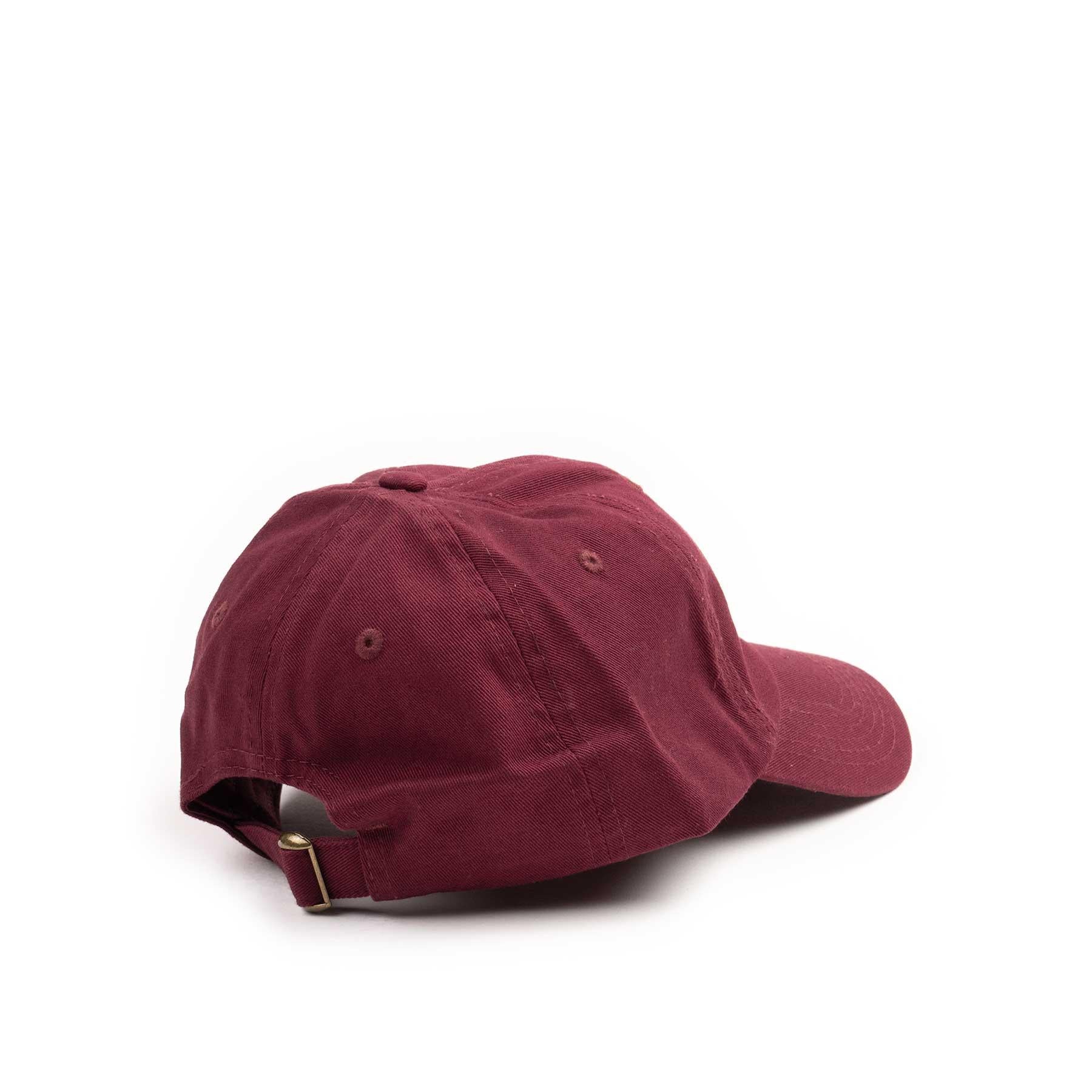 Camp Wordmark dad hat, maroon - Image 2