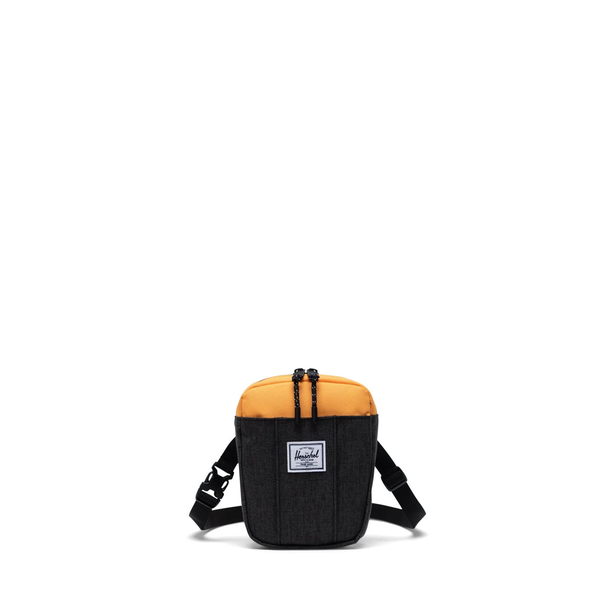Herschel Cruz Crossbody, black crosshatch/black/blazing orange