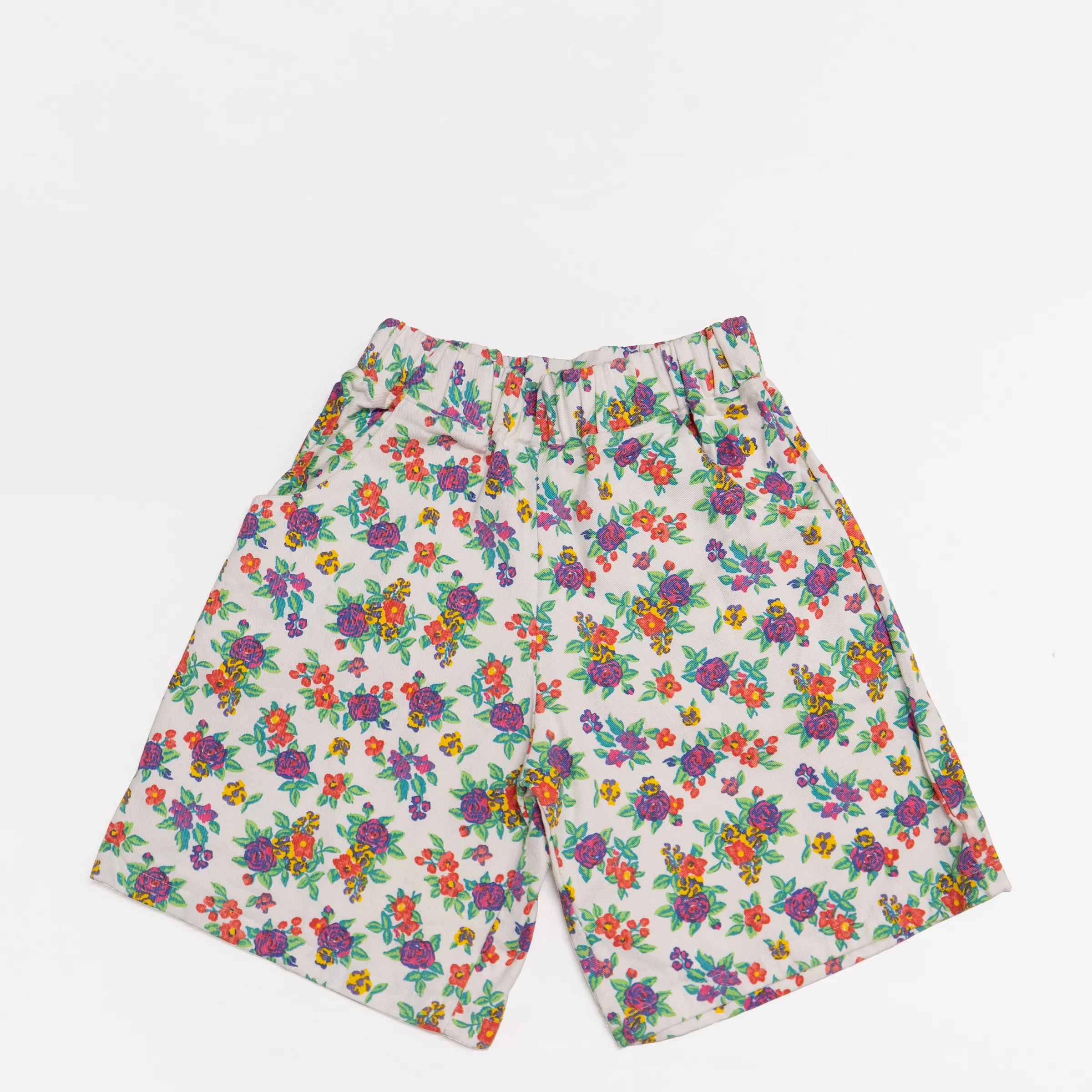 CUB Alia Long Shorts, 90s floral
