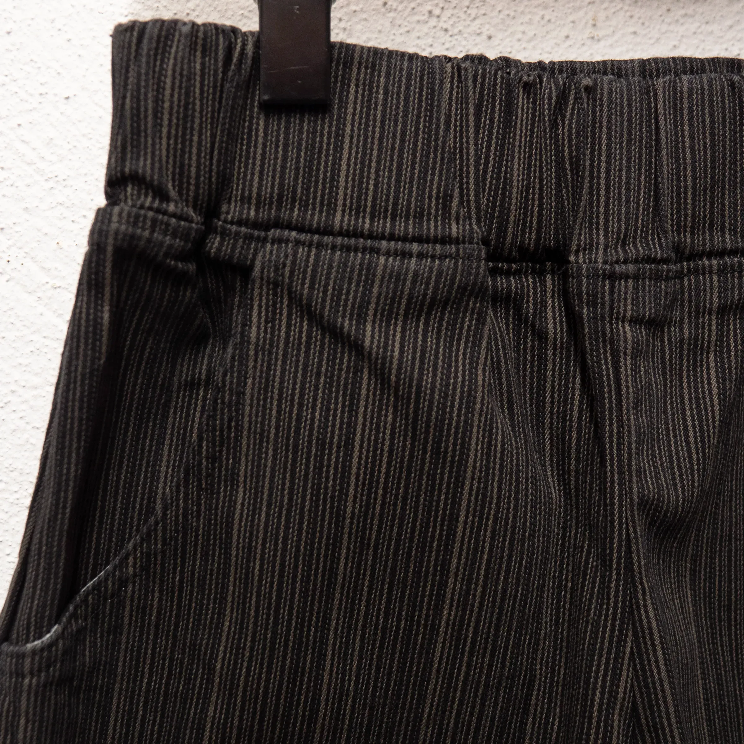 CUB Alia Long Shorts, black & cream stripe - Image 2
