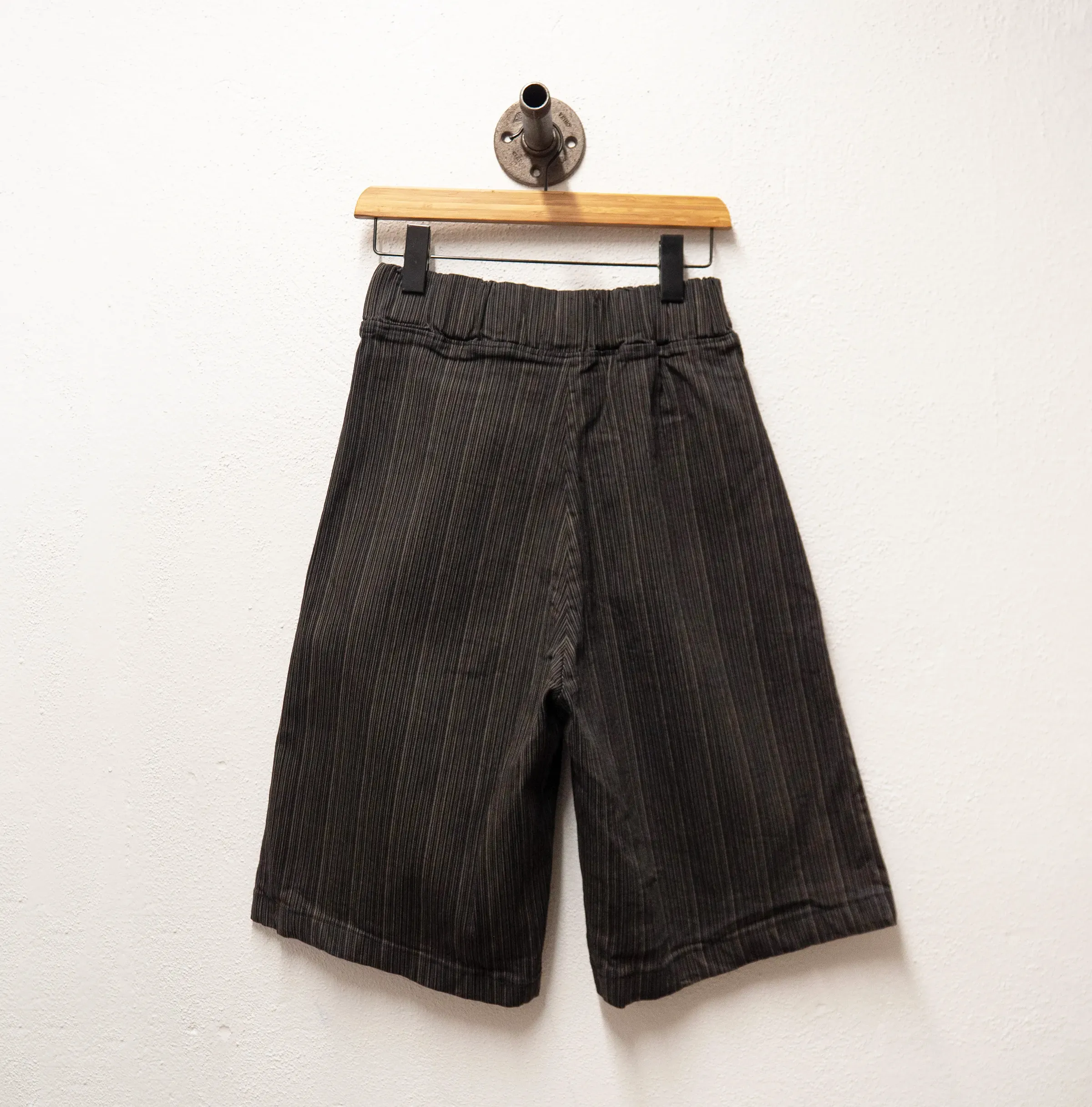 CUB Alia Long Shorts, black & cream stripe - Image 3