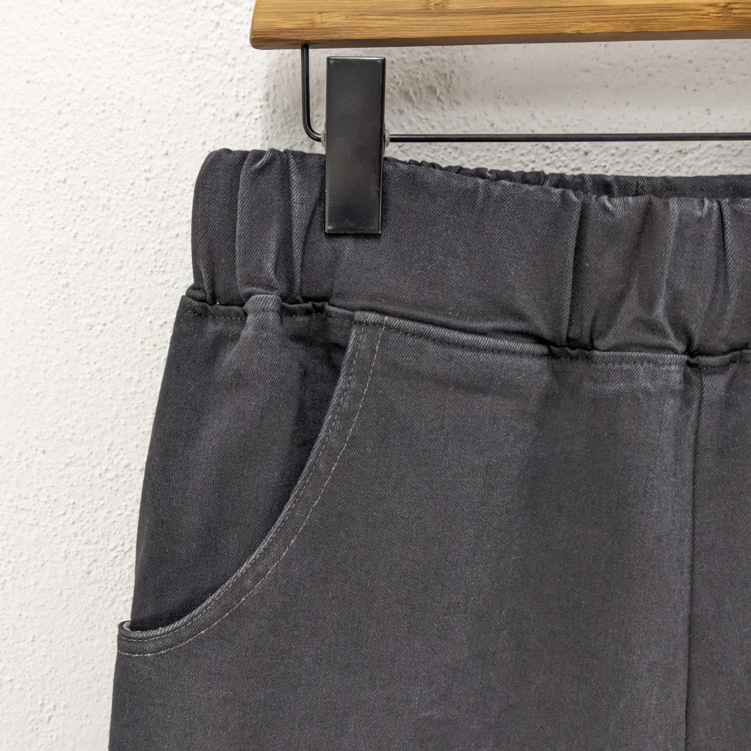 CUB Alia Long Shorts, black denim - Image 3
