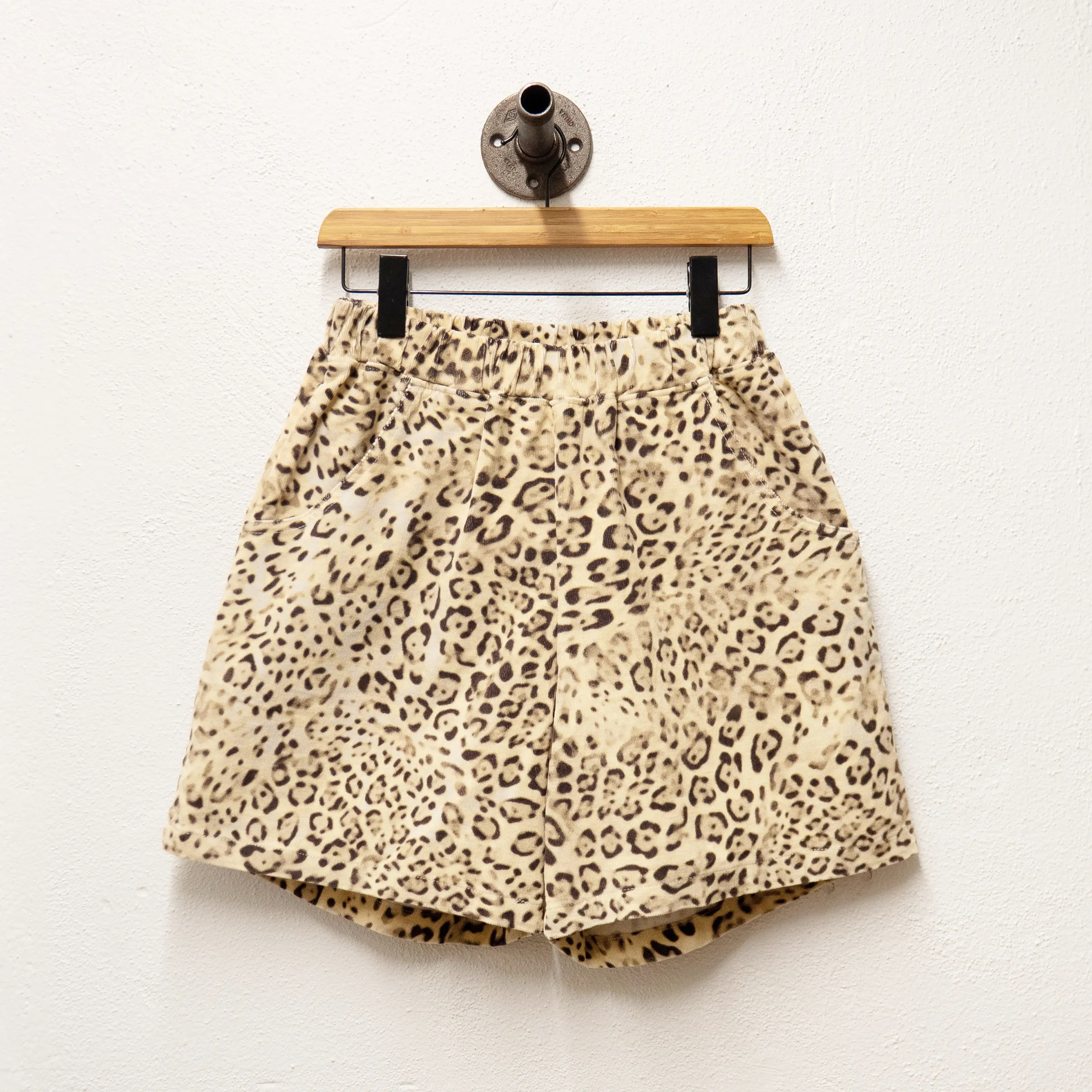 CUB Alia Shorts, leopard corduroy