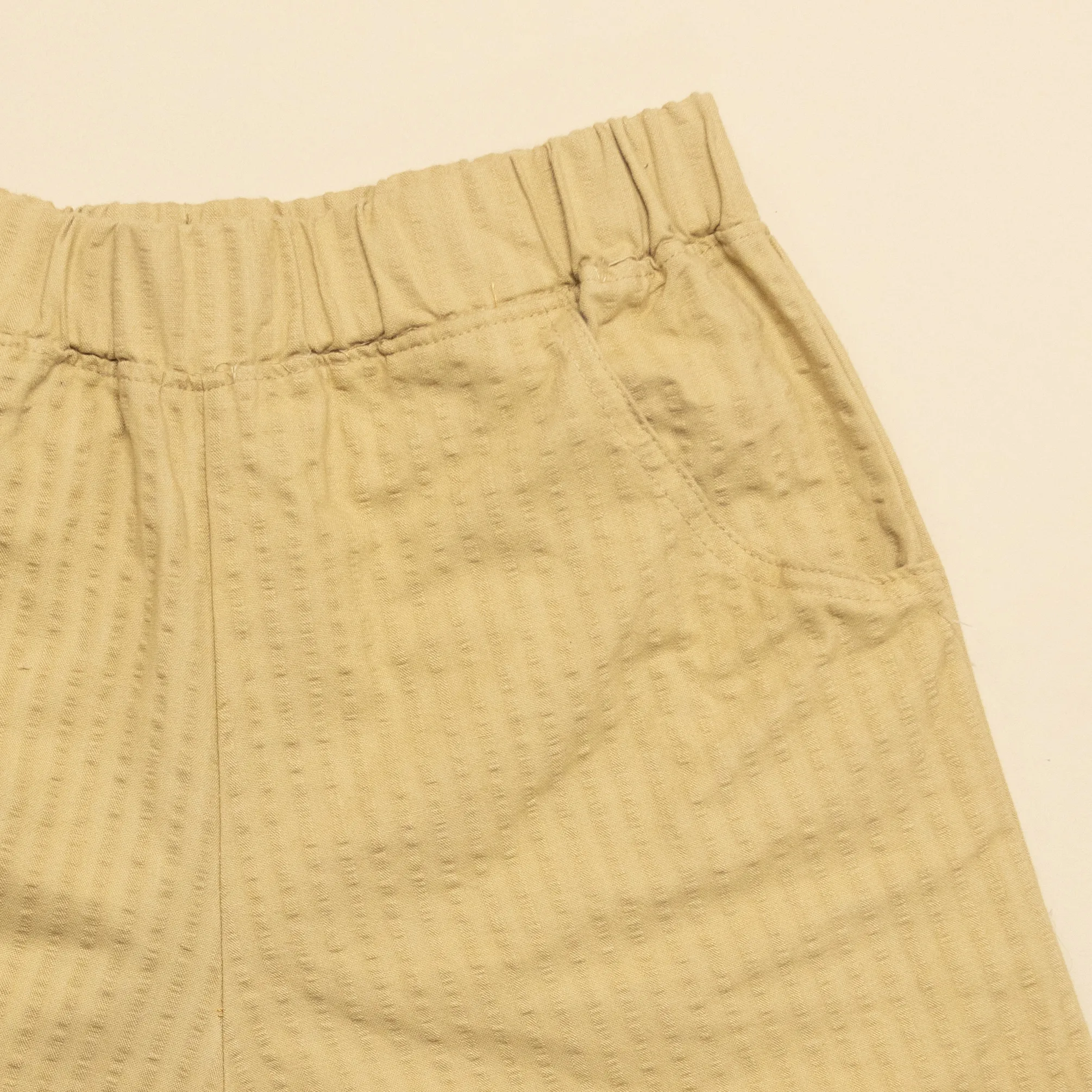 CUB Alia Shorts, light beige seersucker - Image 2