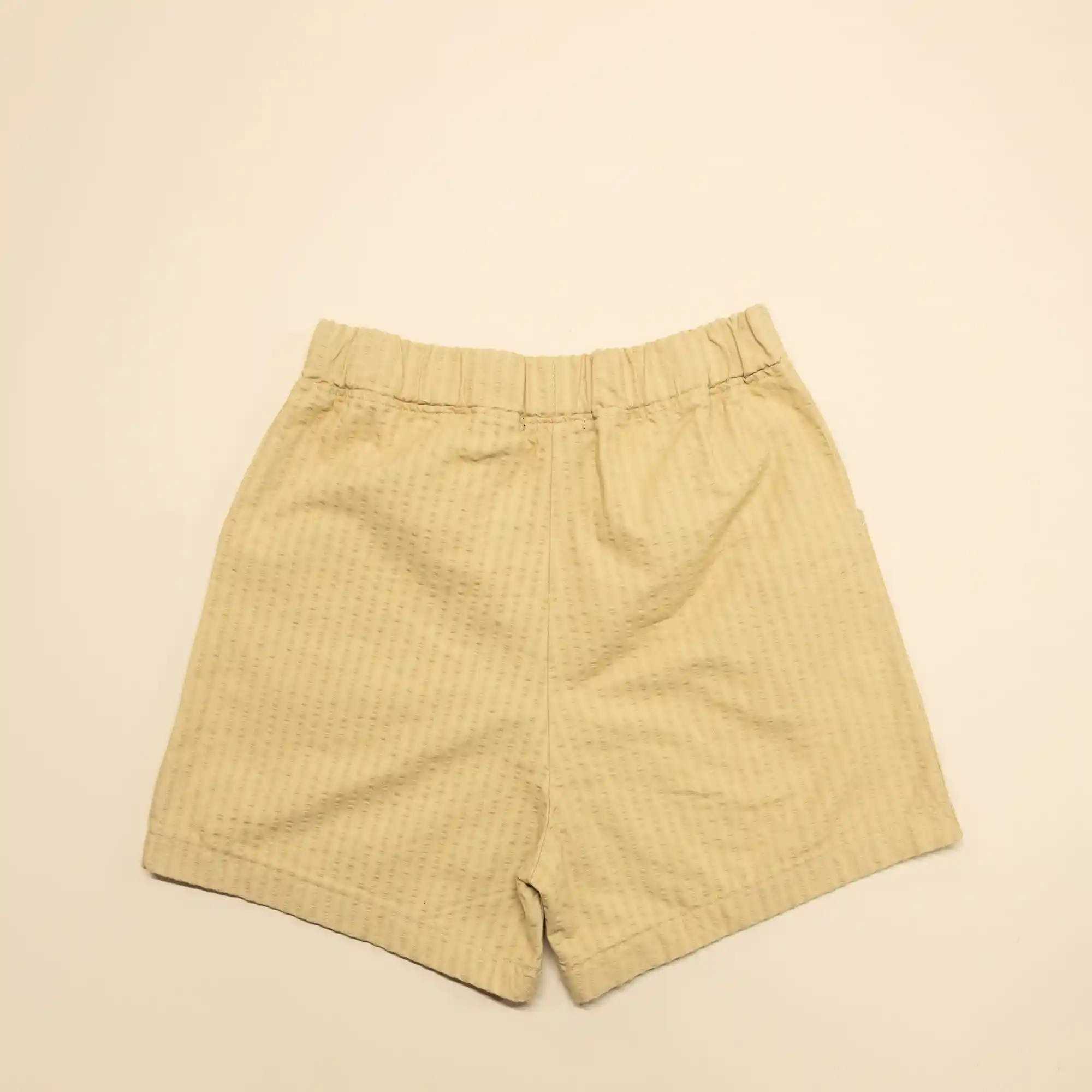 CUB Alia Shorts, light beige seersucker - Image 3