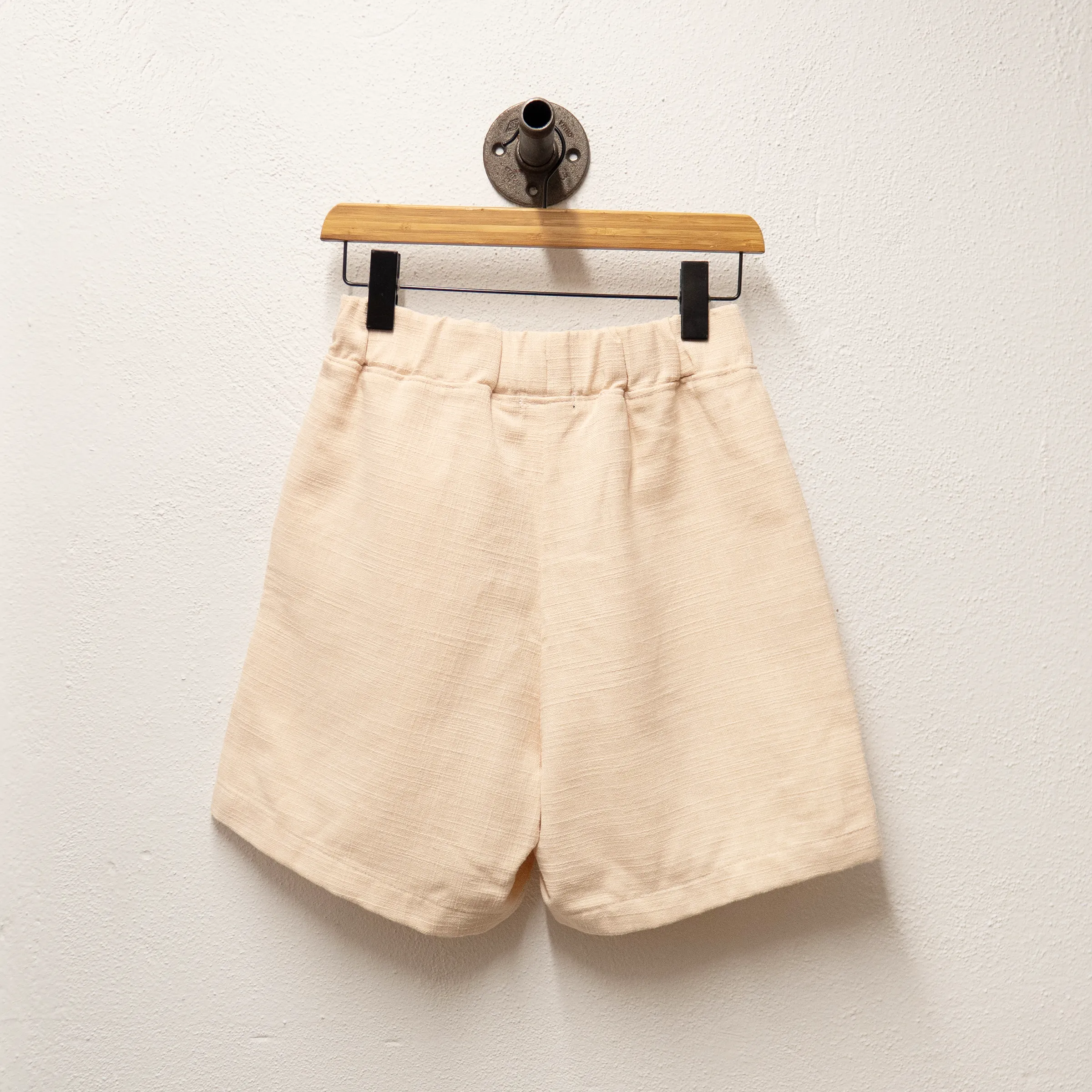CUB Womens Alia Shorts, light peach linen - Image 2