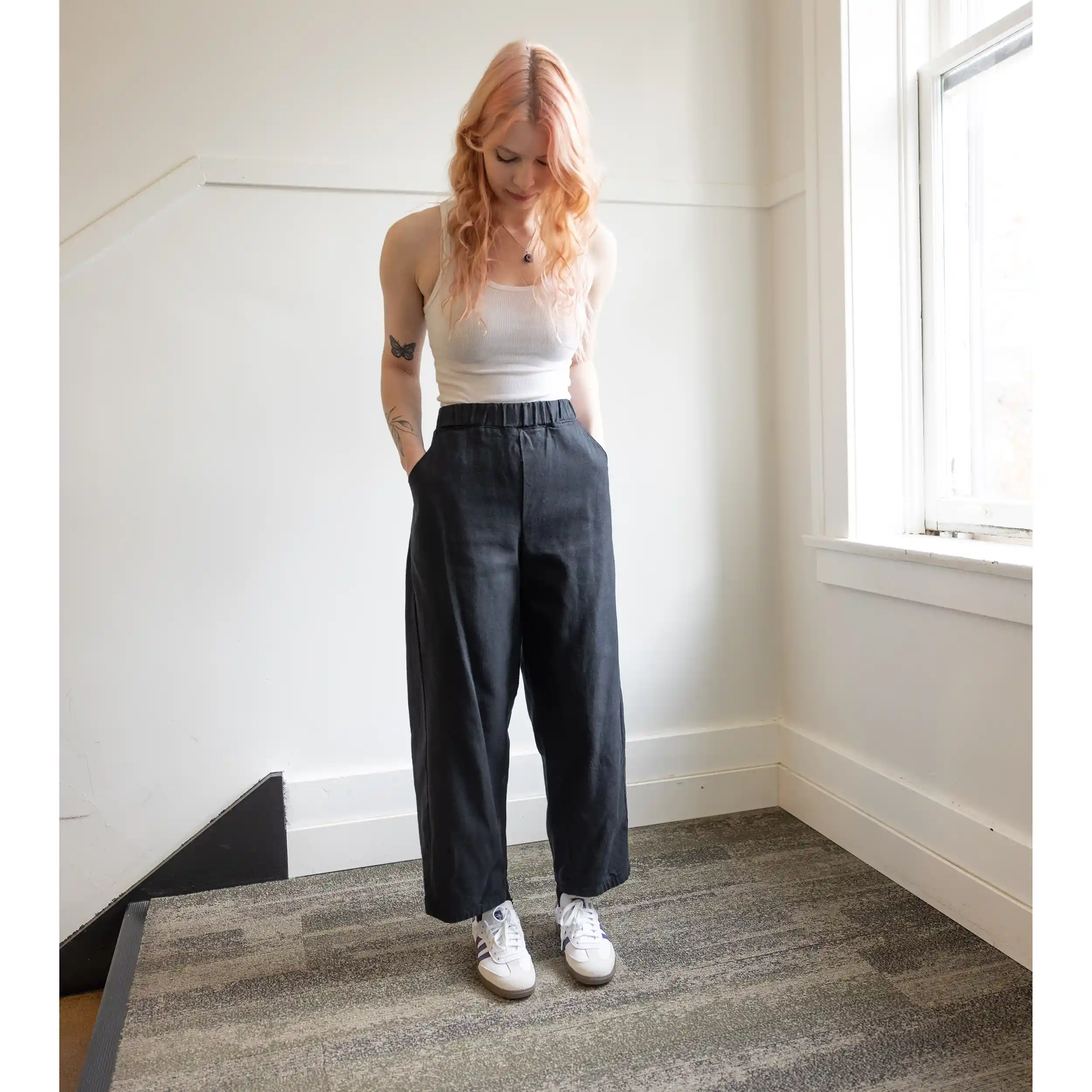 CUB Brett Pants, black bull denim - Image 3